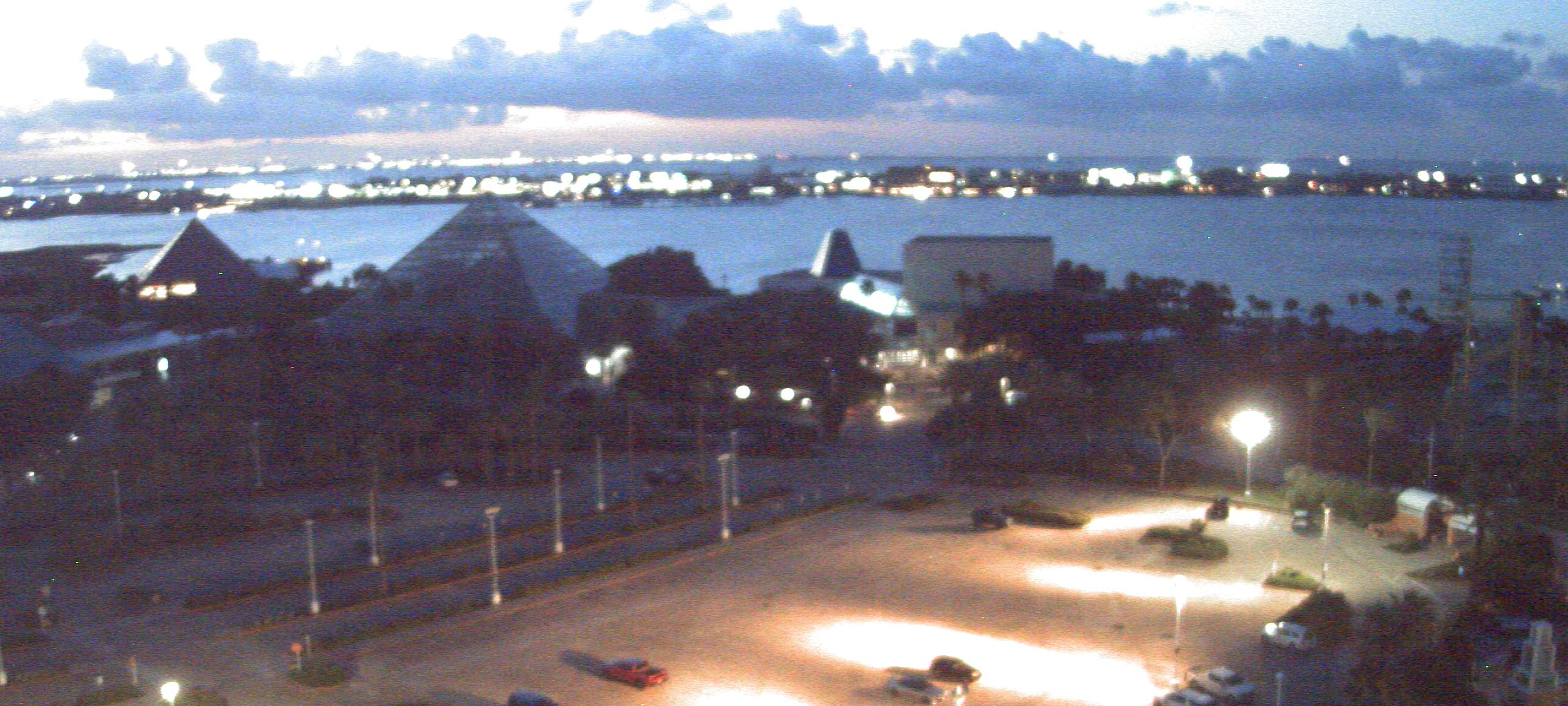 Thumbnail for current weather camera view from Moody Gardens Inc. in Galveston, Texas