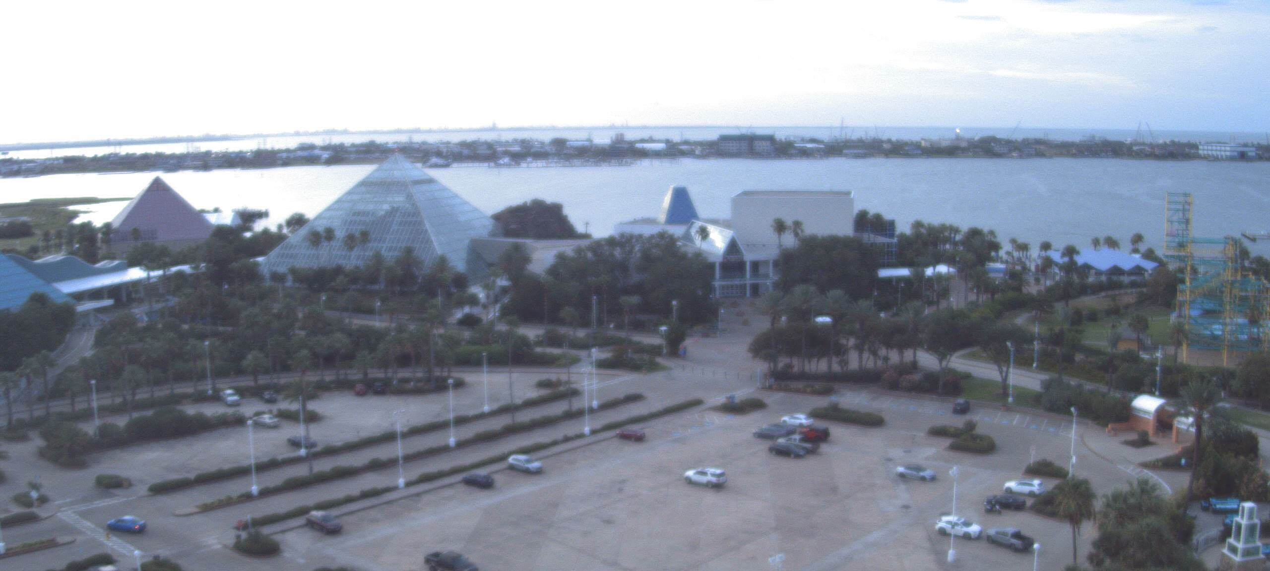 Thumbnail for current weather camera view from Moody Gardens Inc. in Galveston, Texas