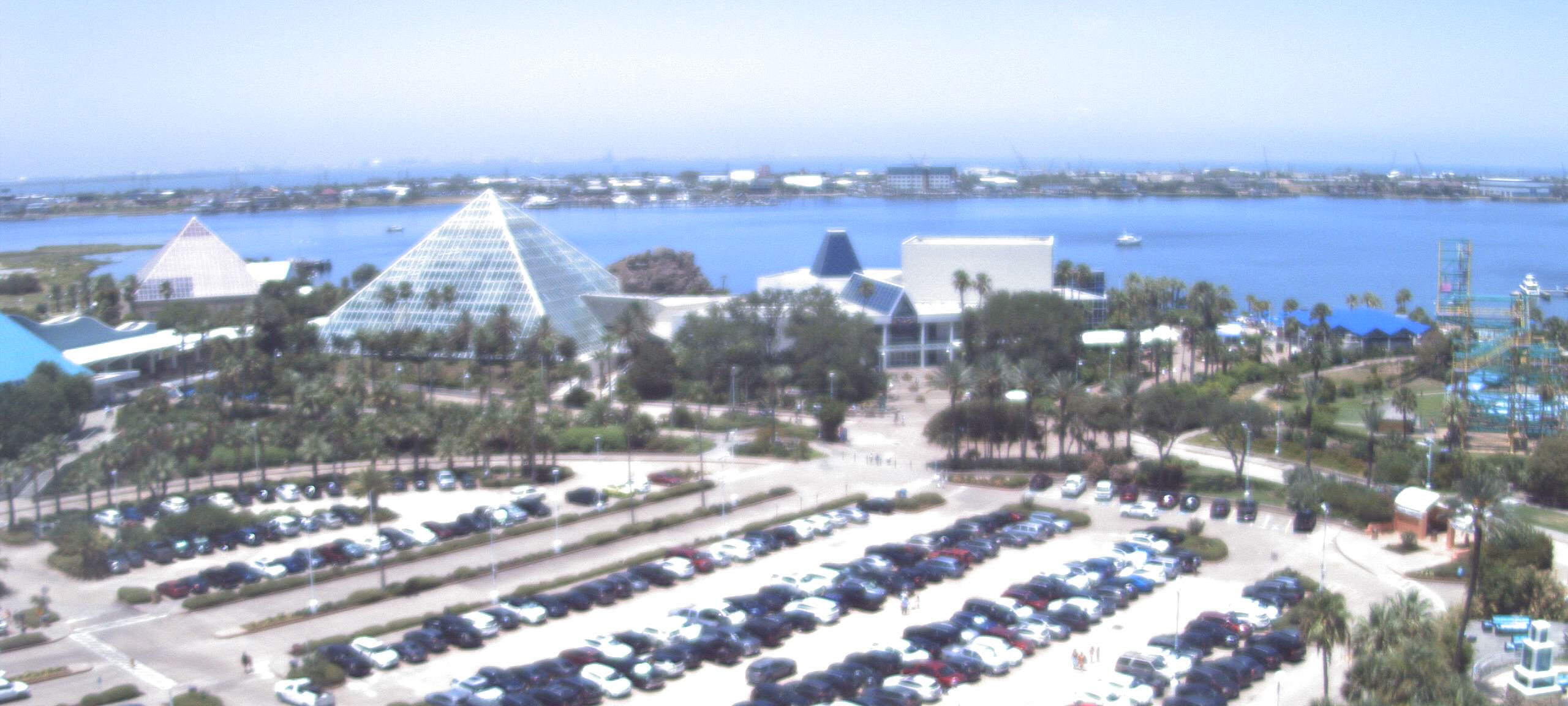 Thumbnail for current weather camera view from Moody Gardens Inc. in Galveston, Texas
