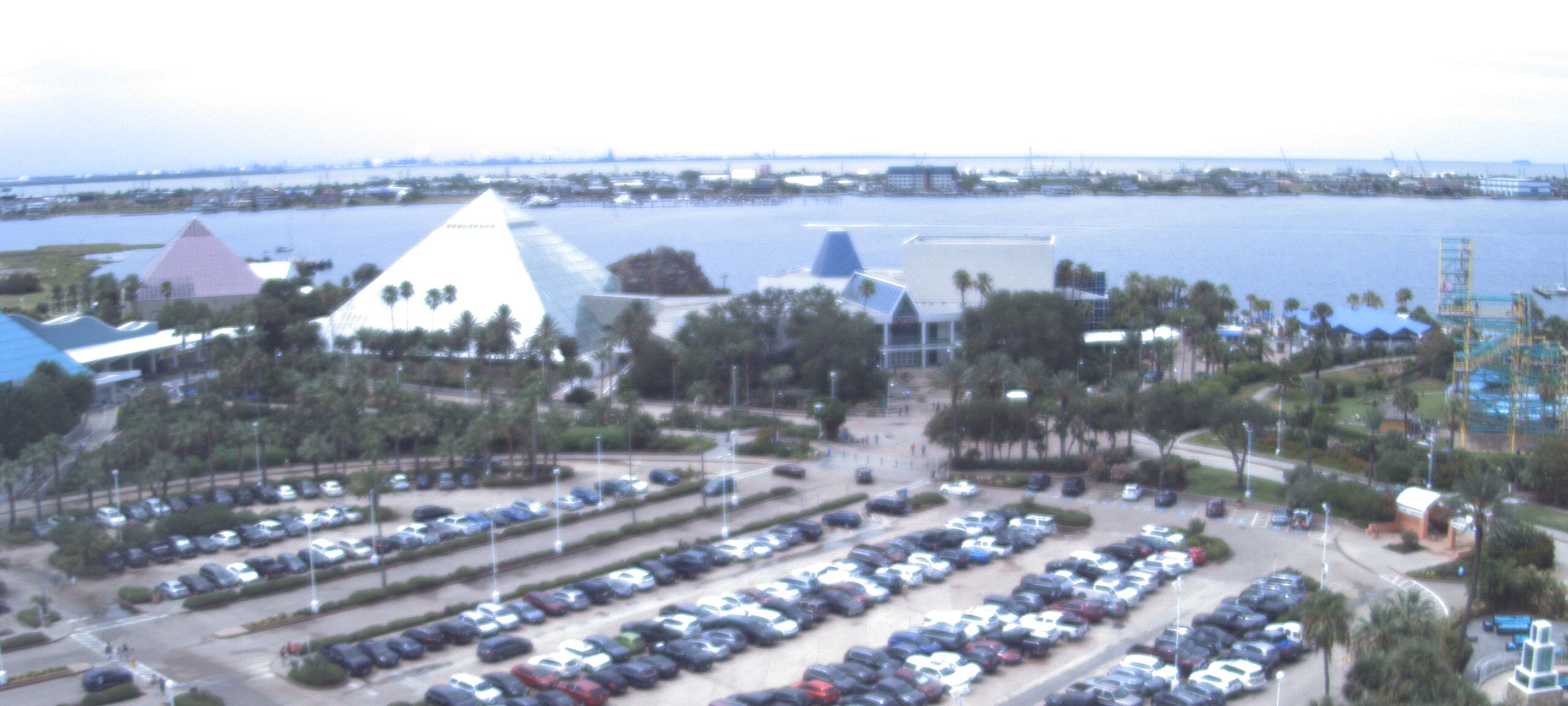 Thumbnail for current weather camera view from Moody Gardens Inc. in Galveston, Texas