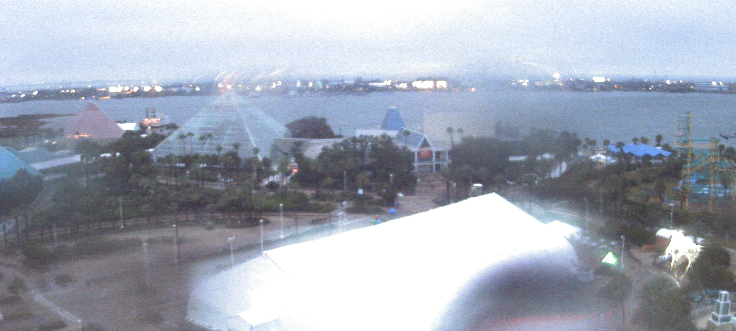 Thumbnail for current weather camera view from Moody Gardens Inc. in Galveston, Texas