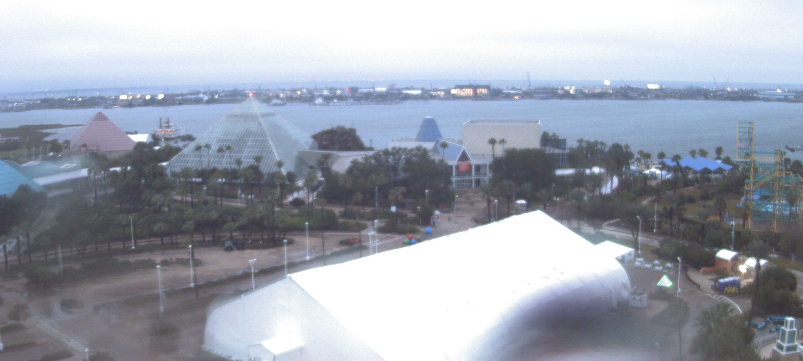 Thumbnail for current weather camera view from Moody Gardens Inc. in Galveston, Texas