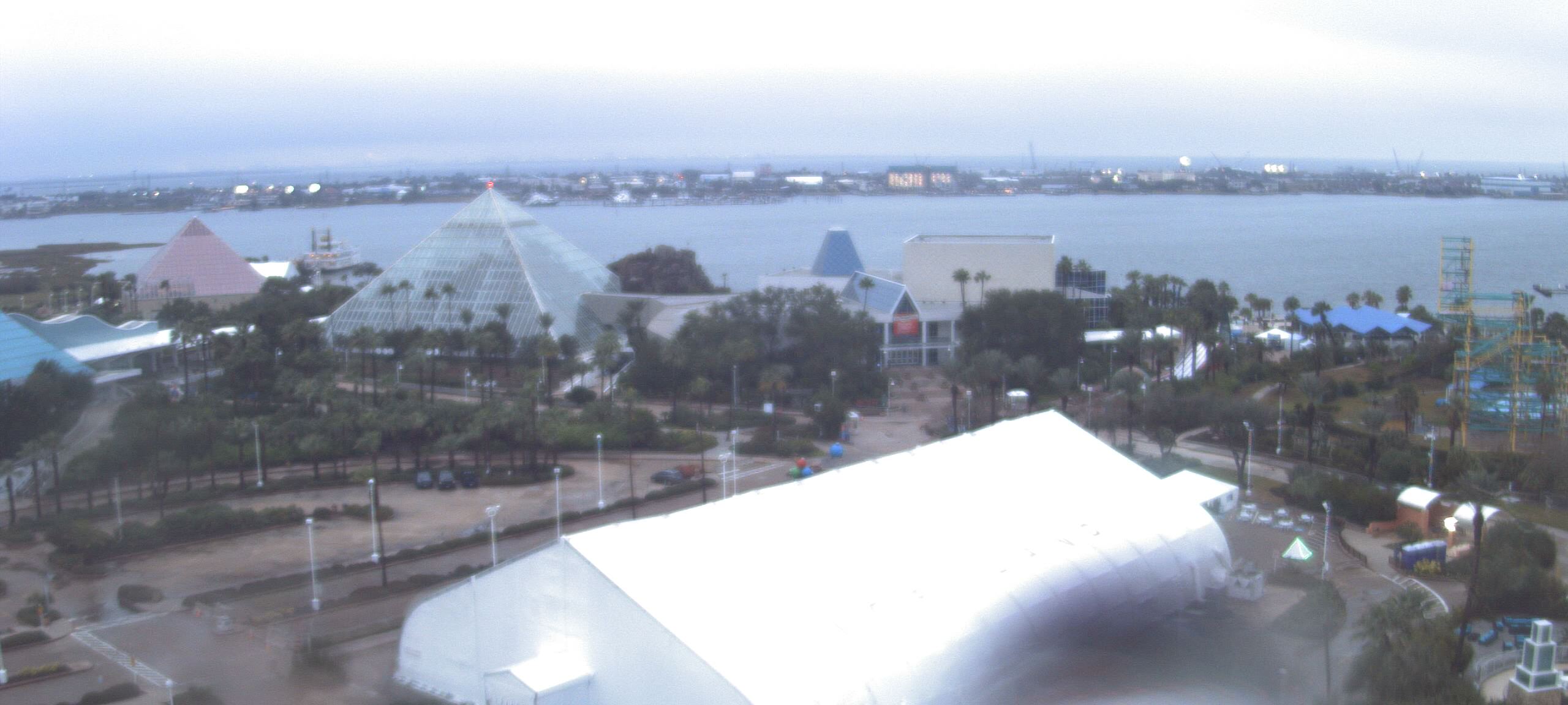 Thumbnail for current weather camera view from Moody Gardens Inc. in Galveston, Texas