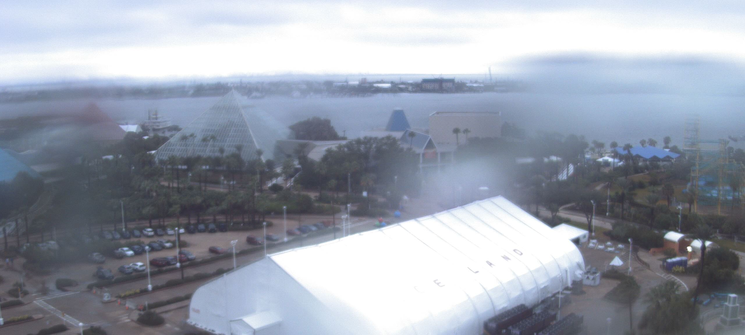 Thumbnail for current weather camera view from Moody Gardens Inc. in Galveston, Texas