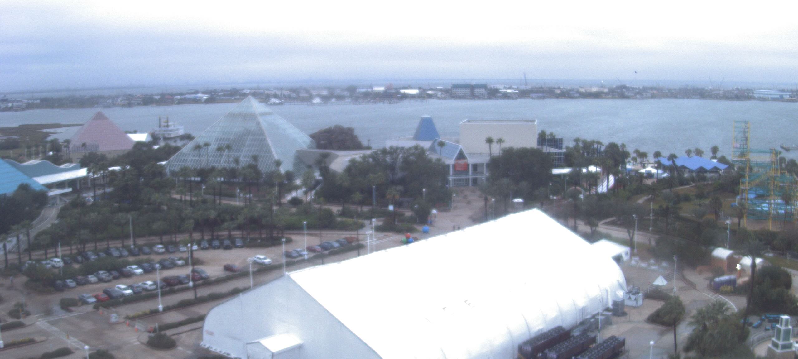 Thumbnail for current weather camera view from Moody Gardens Inc. in Galveston, Texas