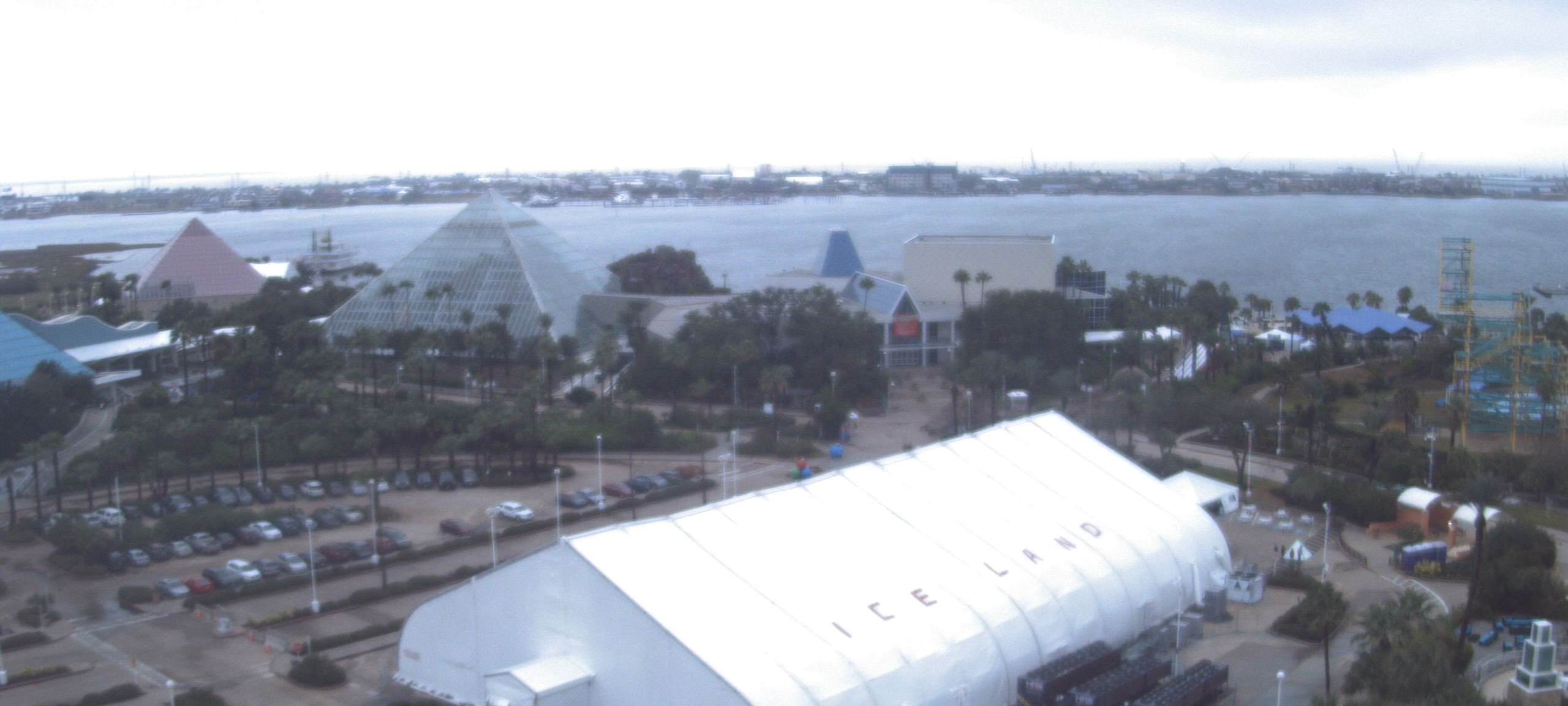 Thumbnail for current weather camera view from Moody Gardens Inc. in Galveston, Texas
