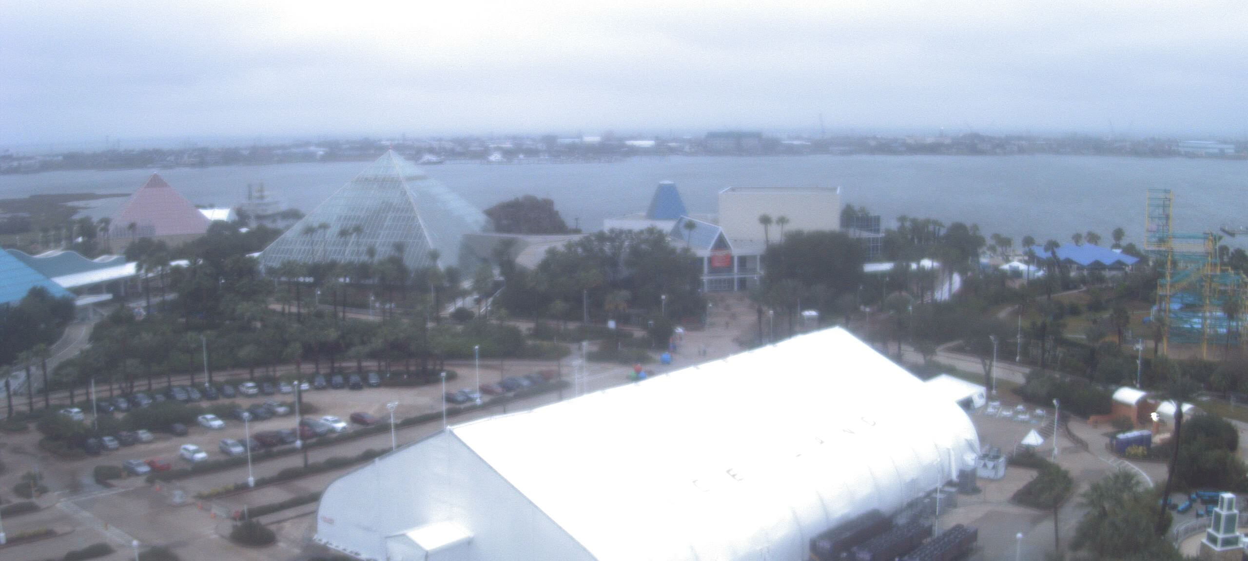 Thumbnail for current weather camera view from Moody Gardens Inc. in Galveston, Texas