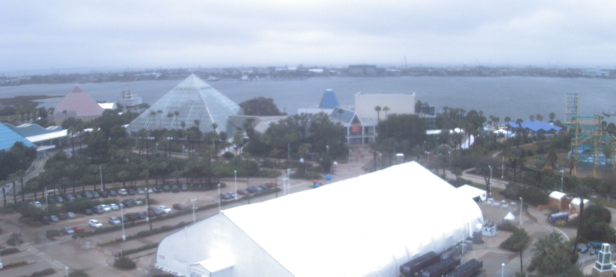 Thumbnail for current weather camera view from Moody Gardens Inc. in Galveston, Texas