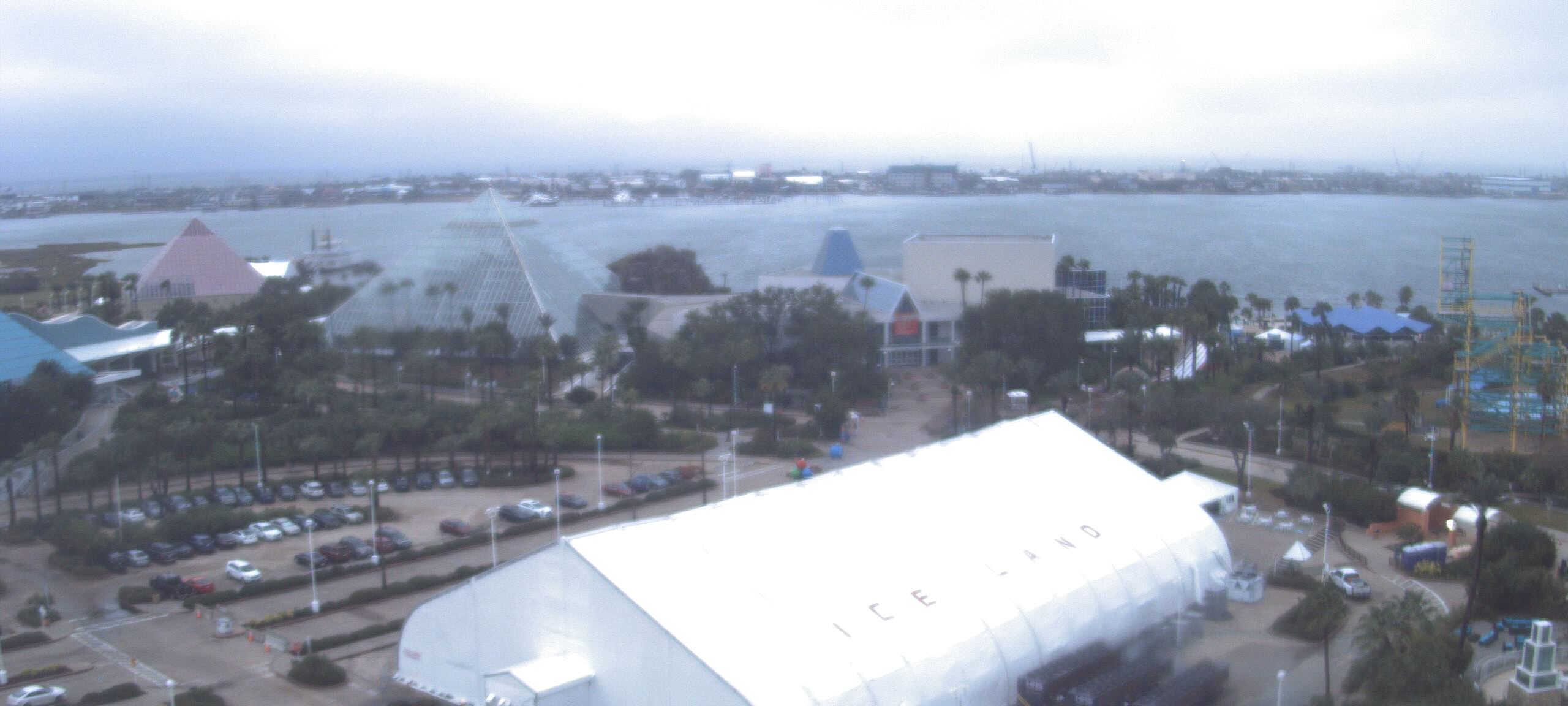 Thumbnail for current weather camera view from Moody Gardens Inc. in Galveston, Texas