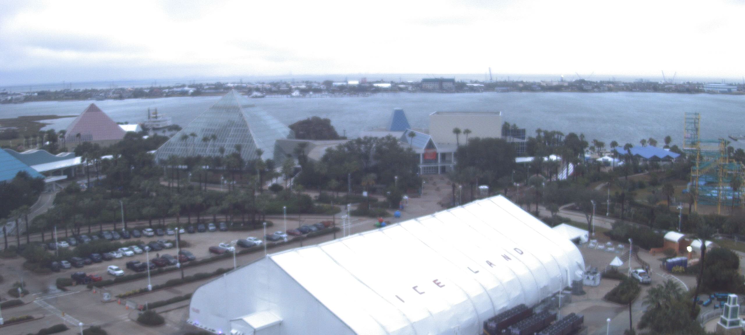 Thumbnail for current weather camera view from Moody Gardens Inc. in Galveston, Texas