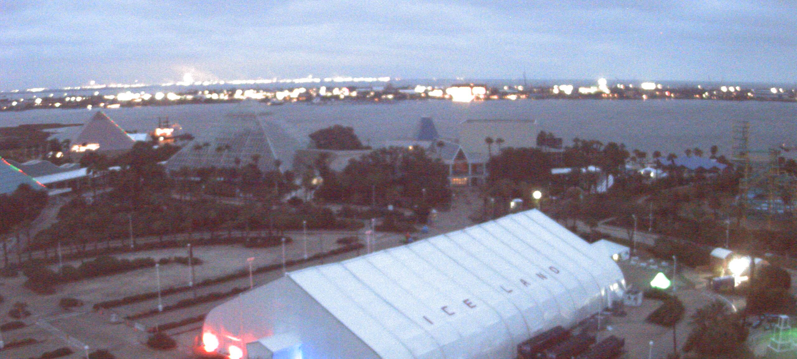 Thumbnail for current weather camera view from Moody Gardens Inc. in Galveston, Texas