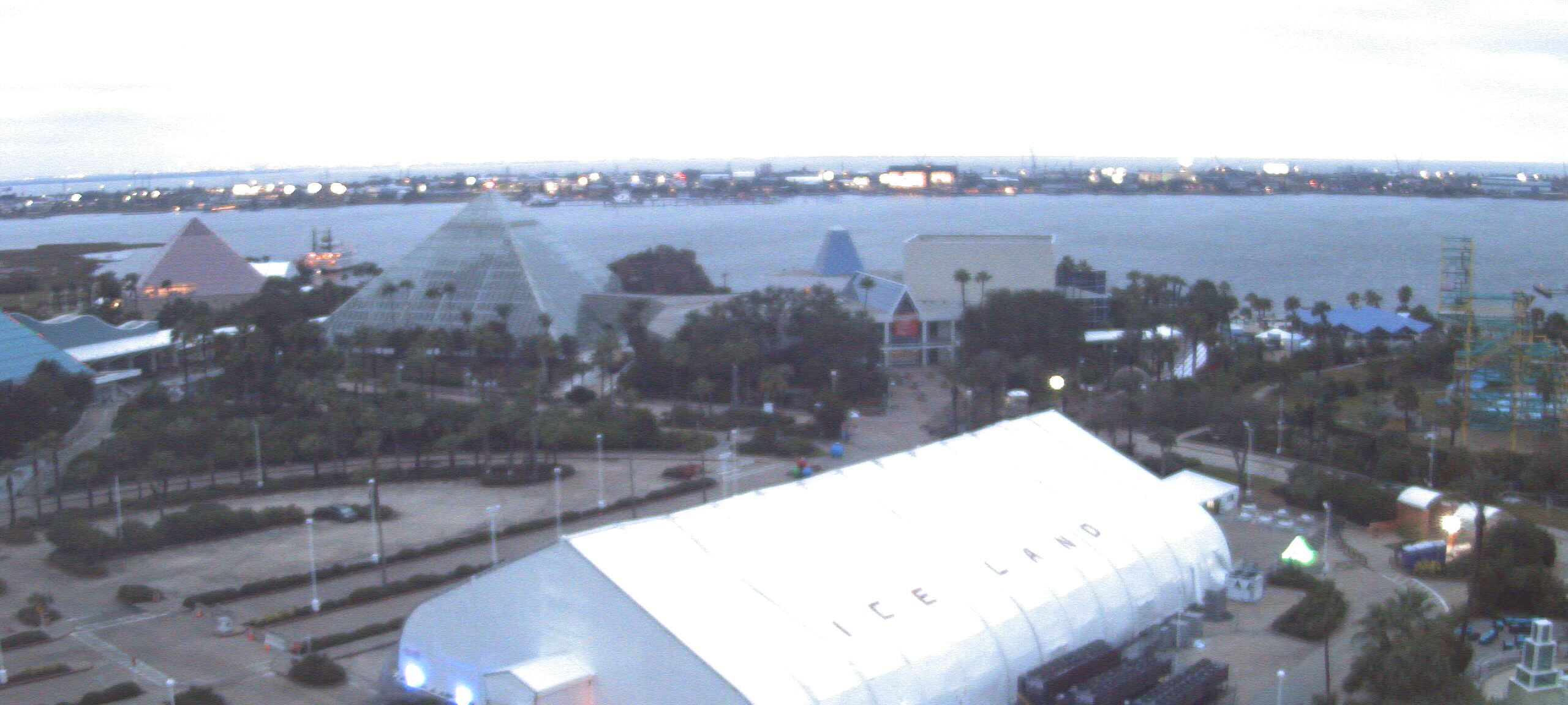 Thumbnail for current weather camera view from Moody Gardens Inc. in Galveston, Texas