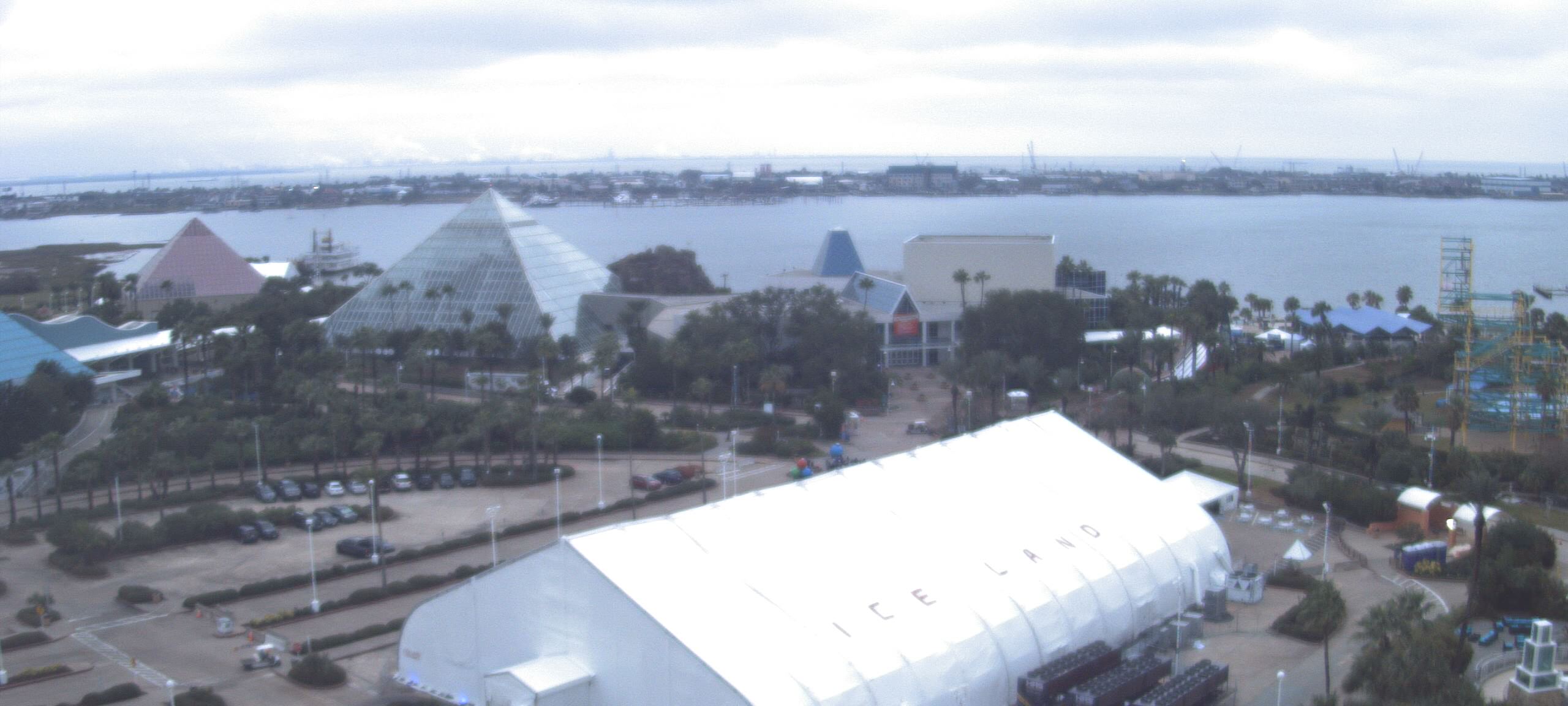 Thumbnail for current weather camera view from Moody Gardens Inc. in Galveston, Texas