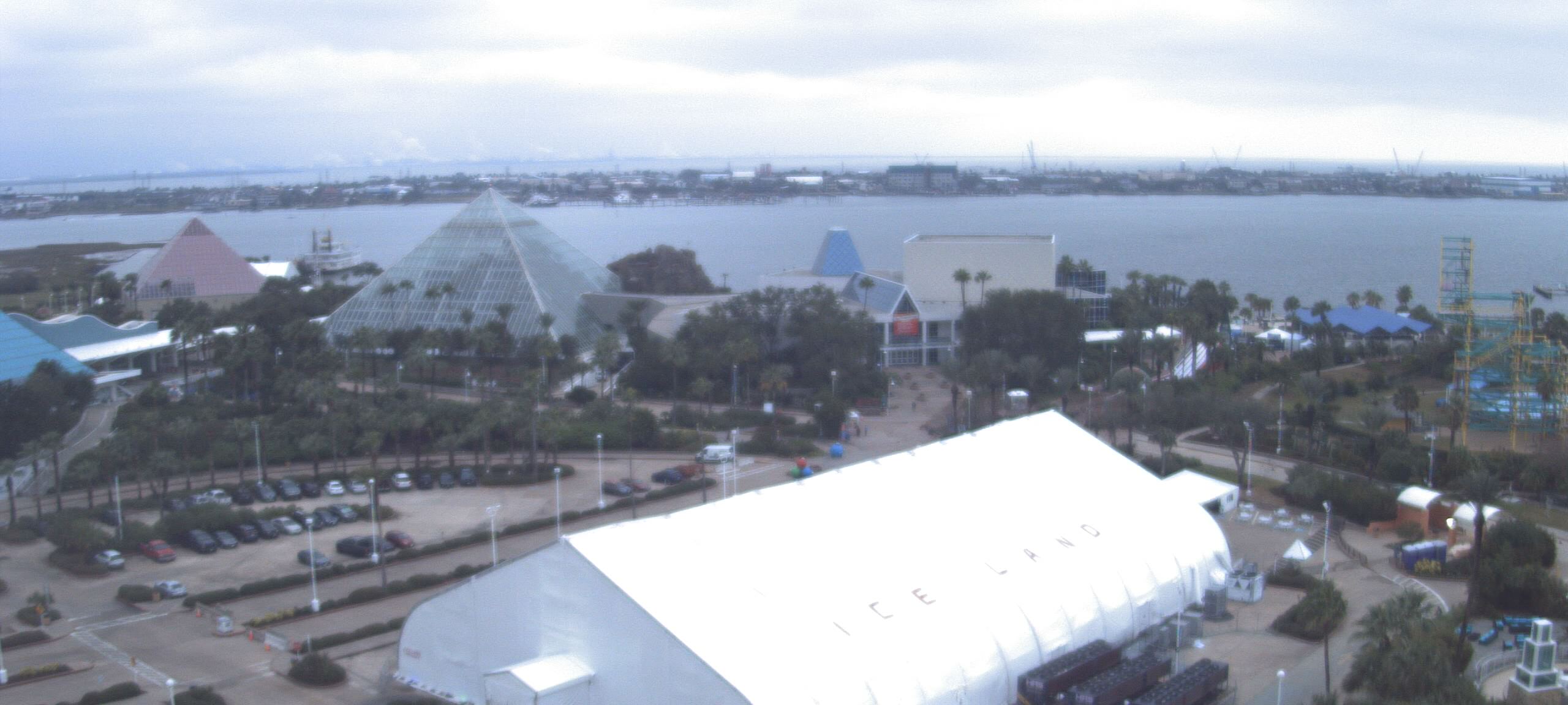 Thumbnail for current weather camera view from Moody Gardens Inc. in Galveston, Texas