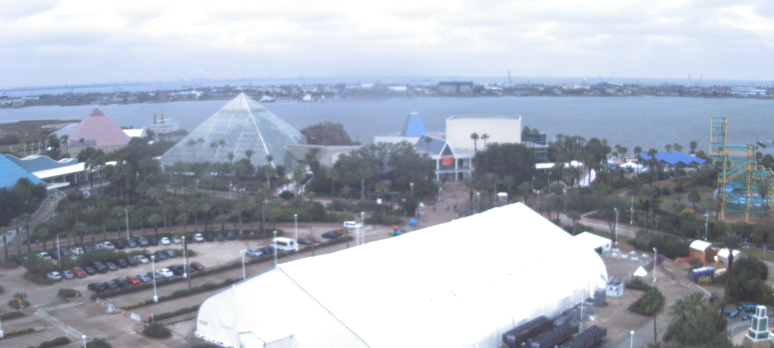 Thumbnail for current weather camera view from Moody Gardens Inc. in Galveston, Texas