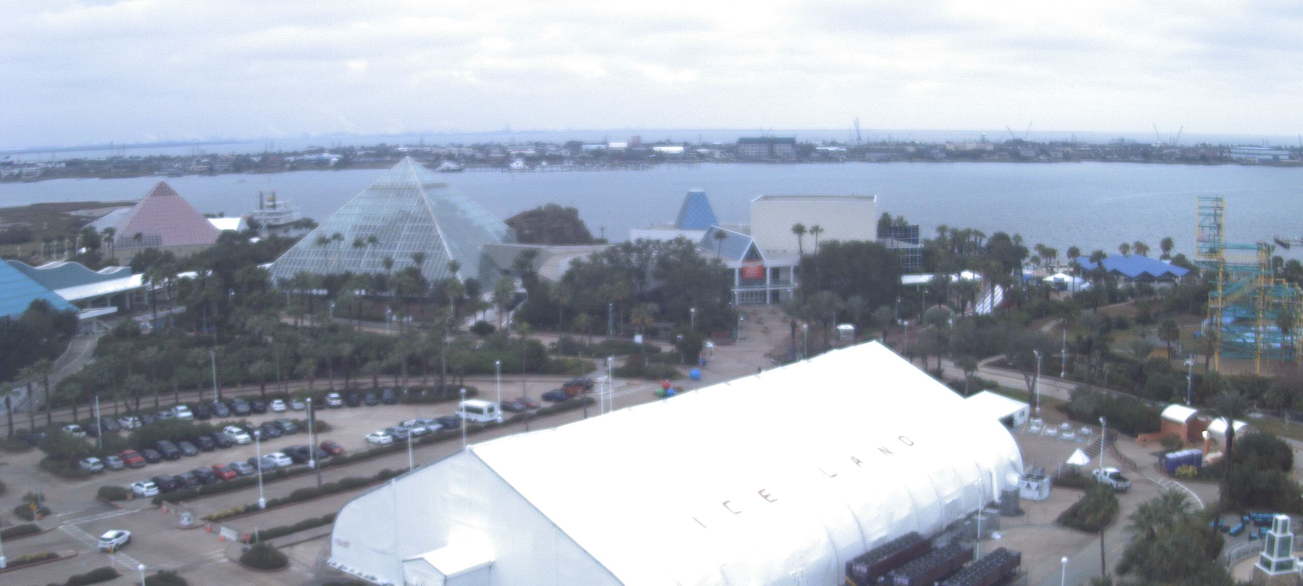 Thumbnail for current weather camera view from Moody Gardens Inc. in Galveston, Texas