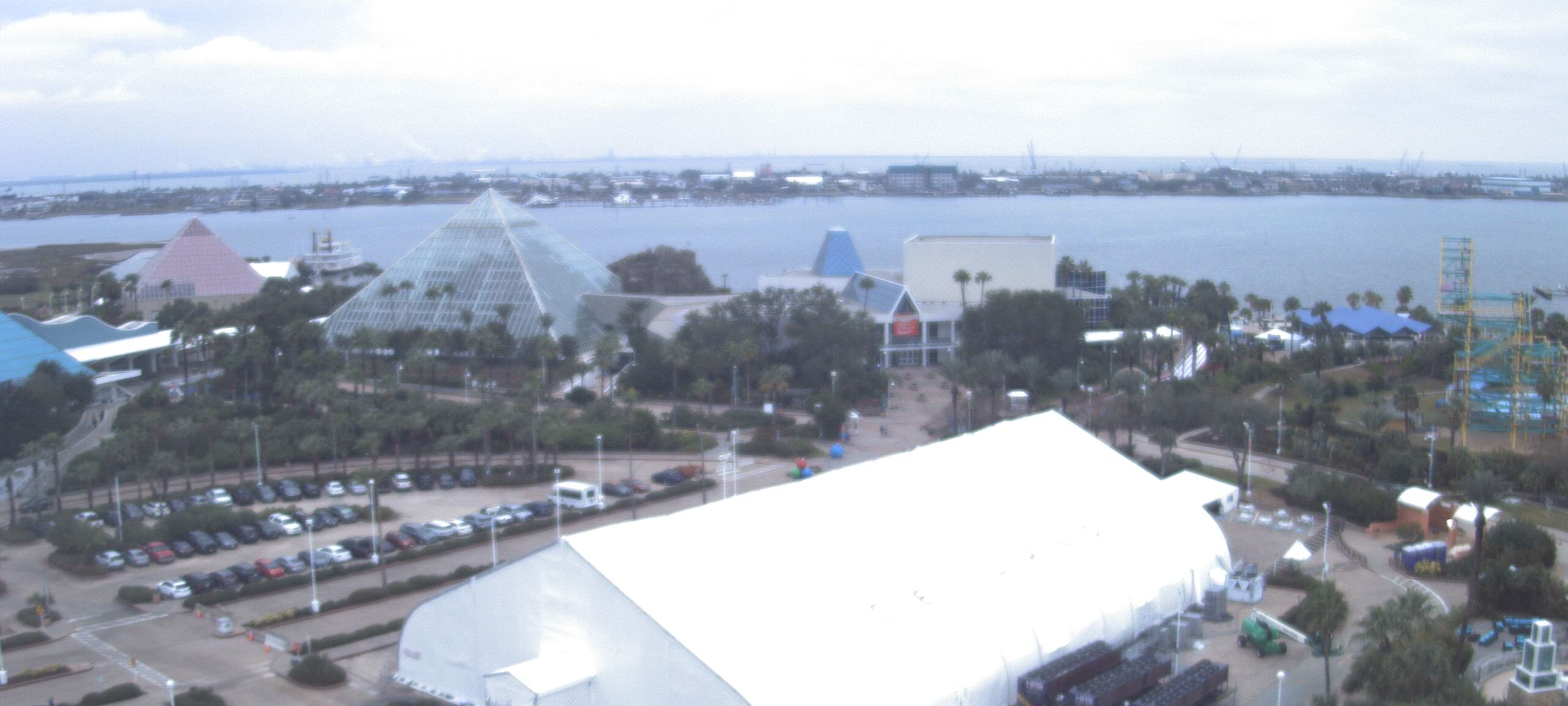 Thumbnail for current weather camera view from Moody Gardens Inc. in Galveston, Texas