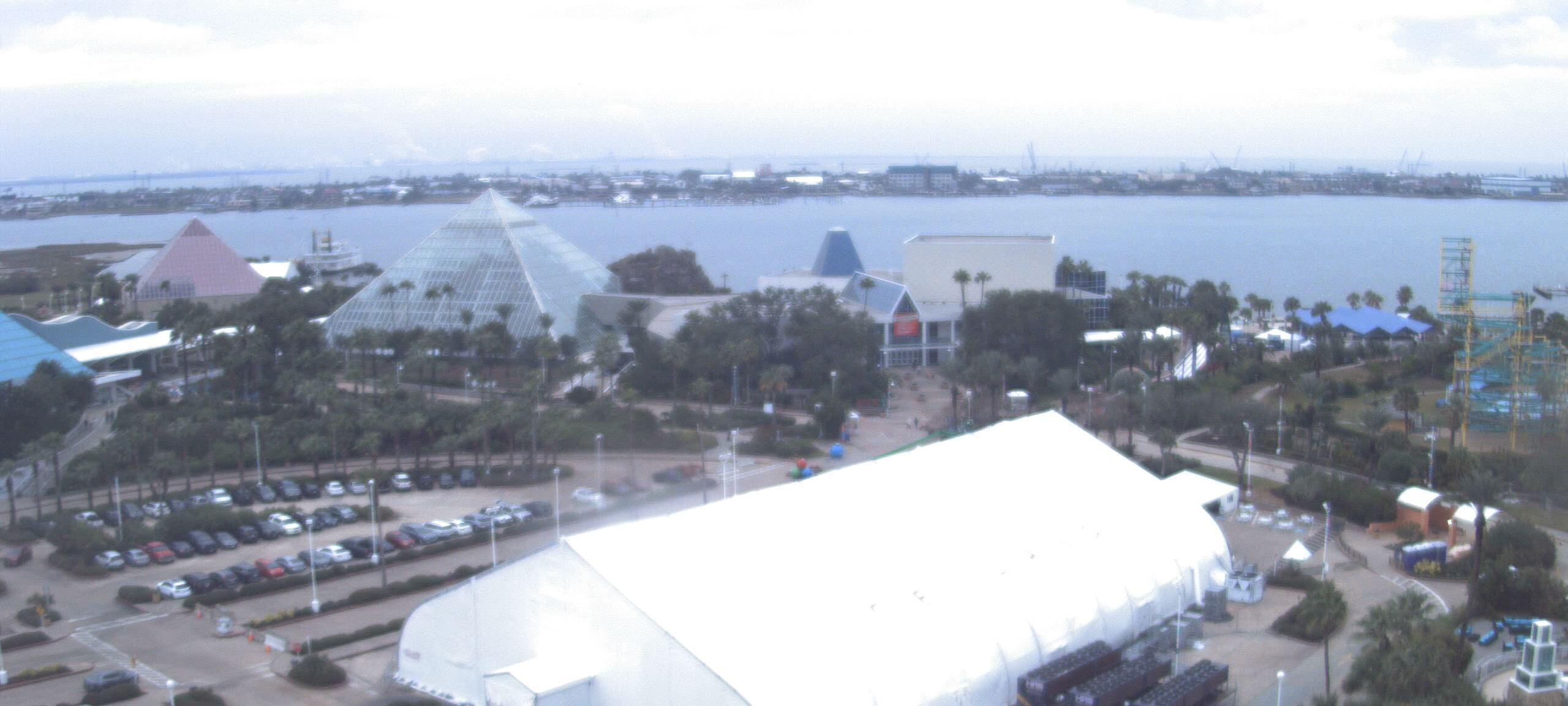 Thumbnail for current weather camera view from Moody Gardens Inc. in Galveston, Texas
