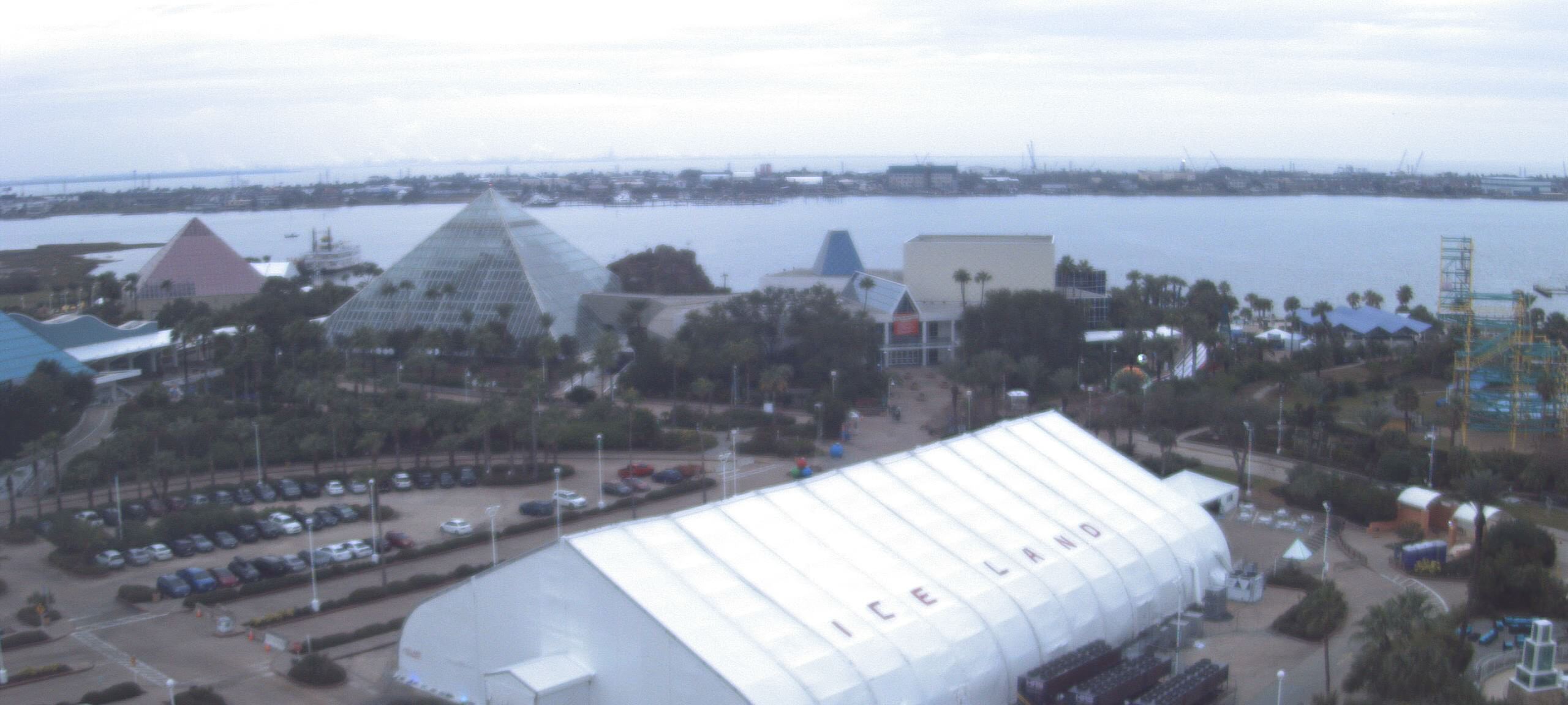 Thumbnail for current weather camera view from Moody Gardens Inc. in Galveston, Texas