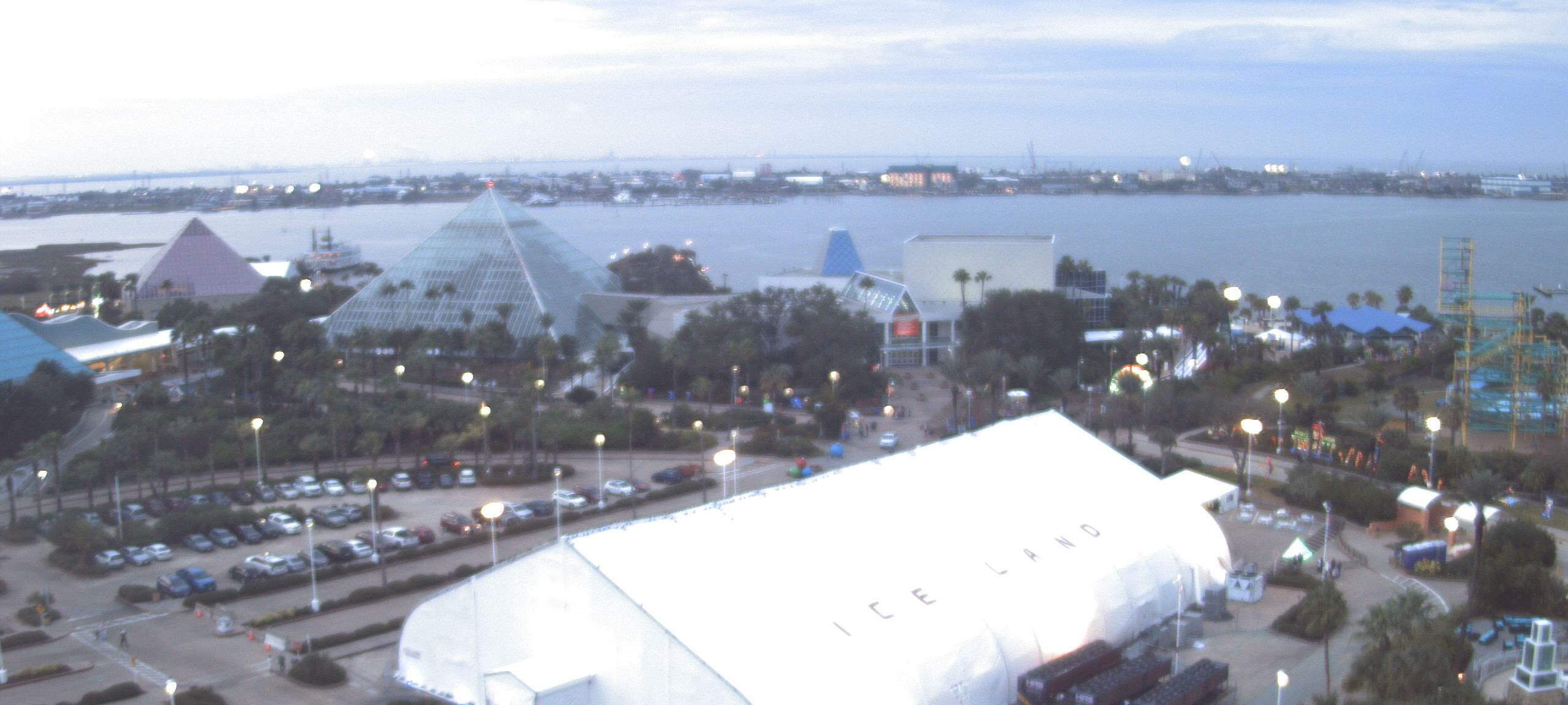 Thumbnail for current weather camera view from Moody Gardens Inc. in Galveston, Texas