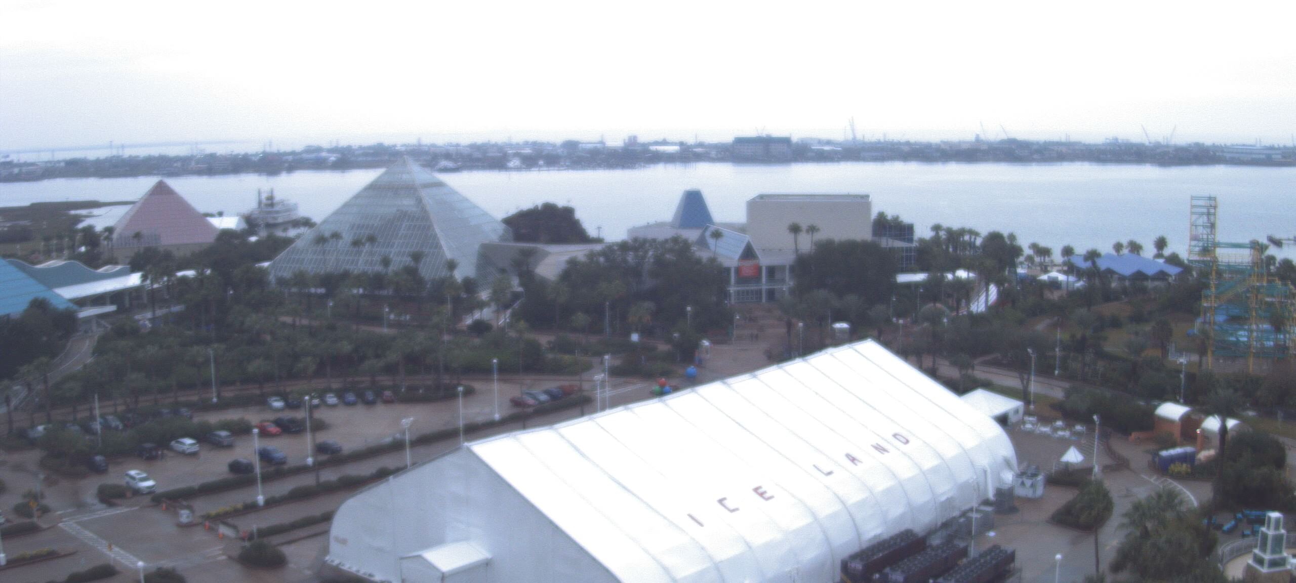Thumbnail for current weather camera view from Moody Gardens Inc. in Galveston, Texas