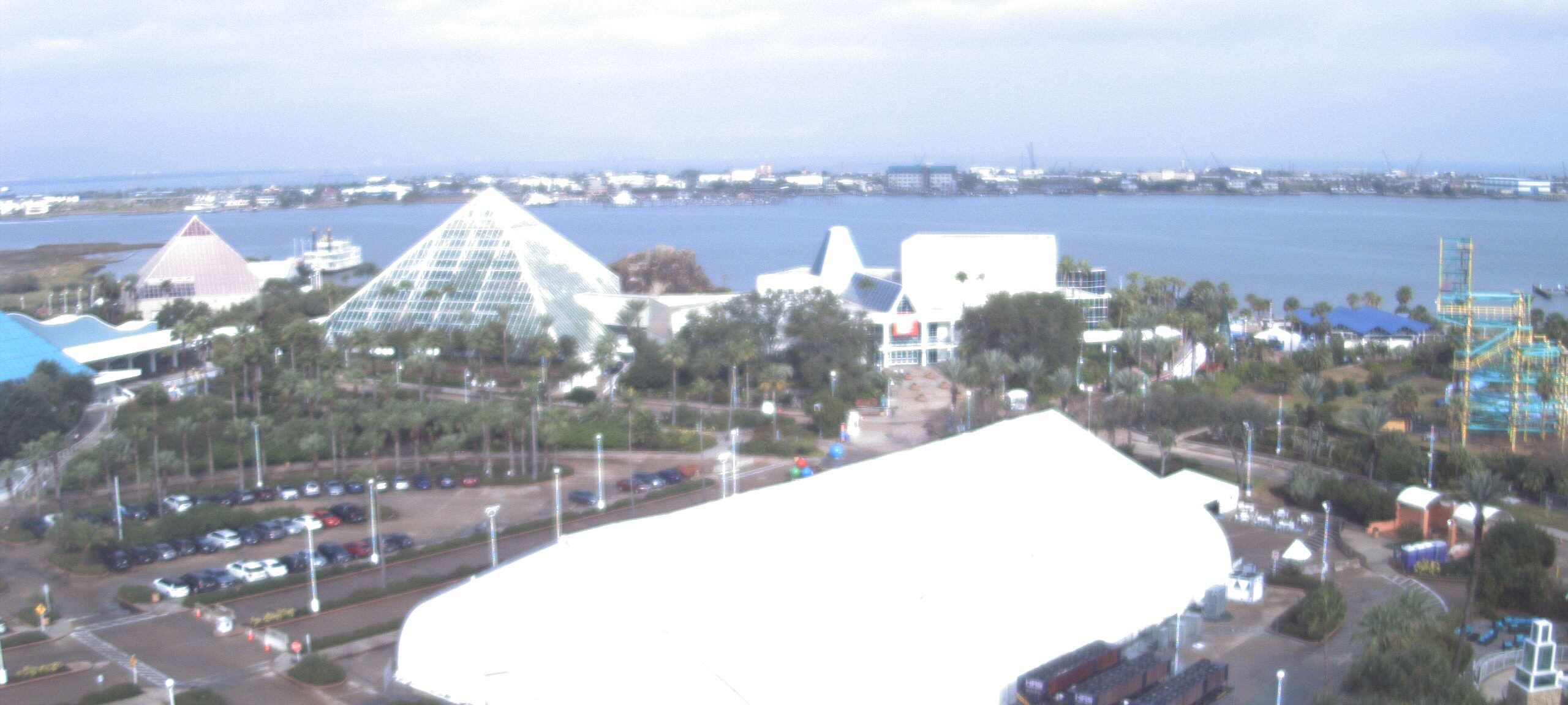Thumbnail for current weather camera view from Moody Gardens Inc. in Galveston, Texas