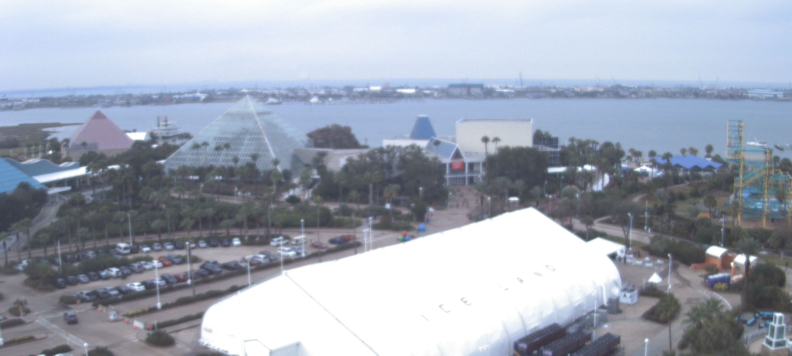 Thumbnail for current weather camera view from Moody Gardens Inc. in Galveston, Texas