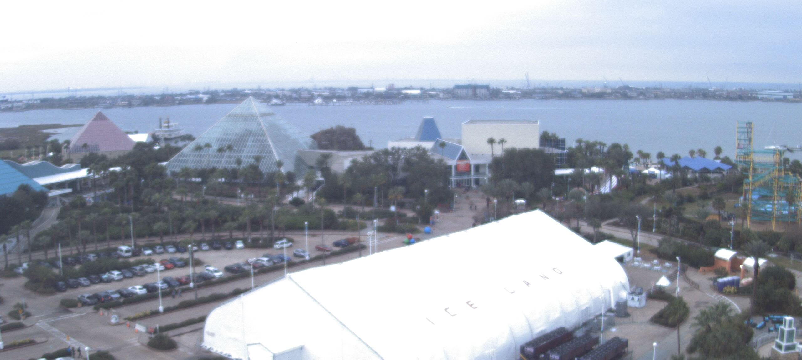 Thumbnail for current weather camera view from Moody Gardens Inc. in Galveston, Texas