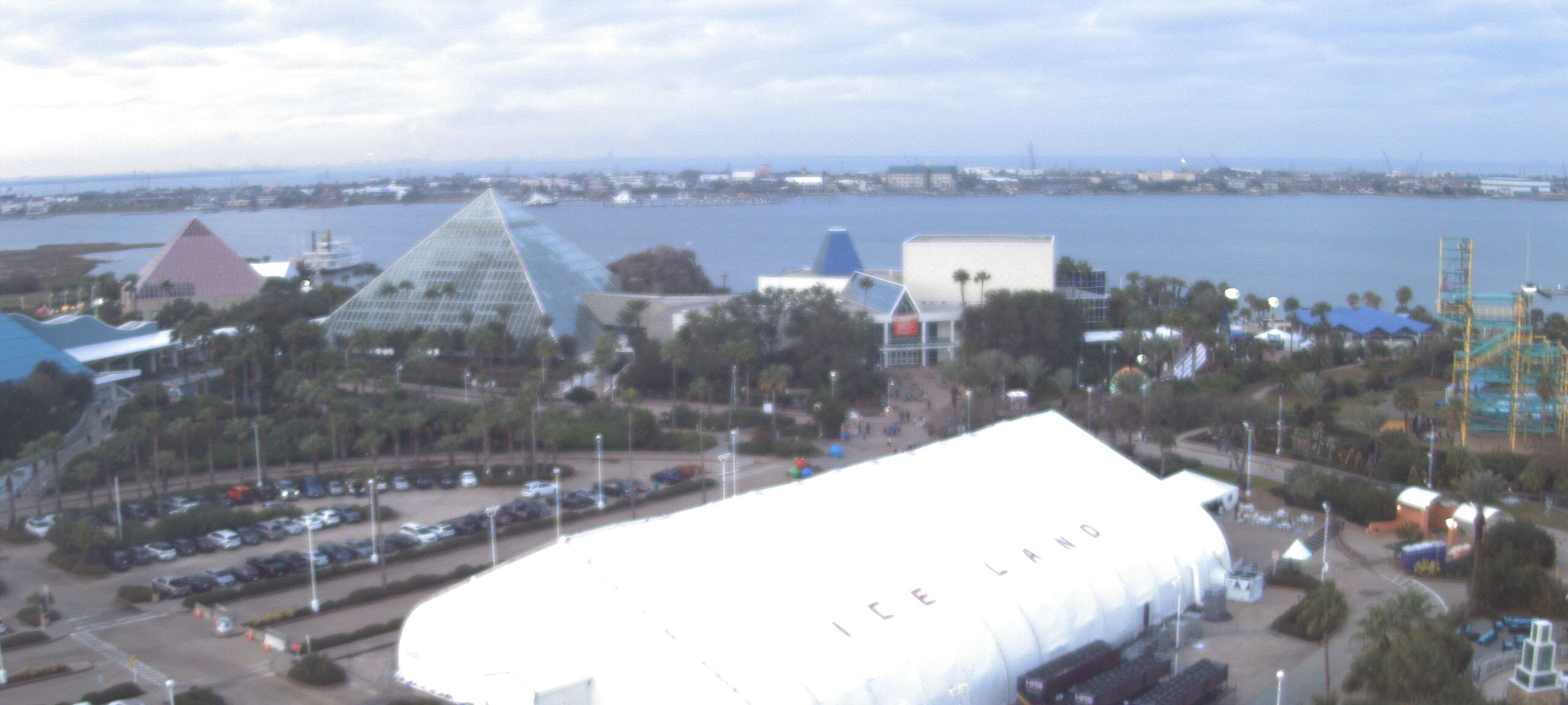 Thumbnail for current weather camera view from Moody Gardens Inc. in Galveston, Texas