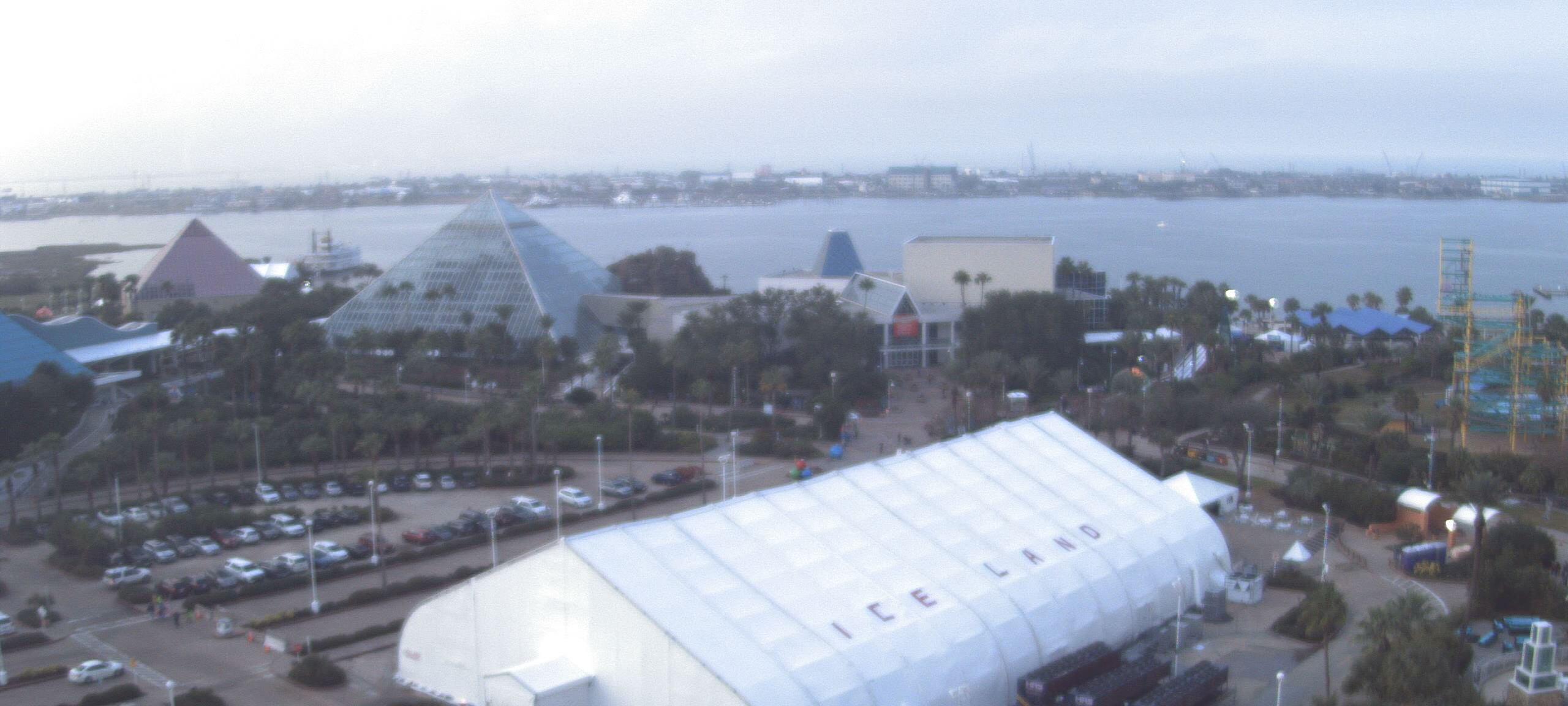 Thumbnail for current weather camera view from Moody Gardens Inc. in Galveston, Texas