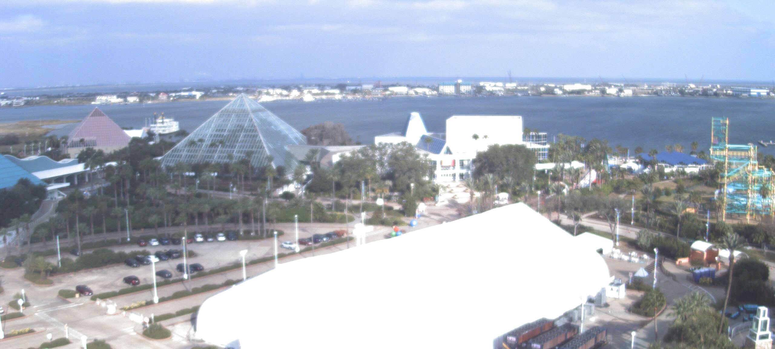 Thumbnail for current weather camera view from Moody Gardens Inc. in Galveston, Texas