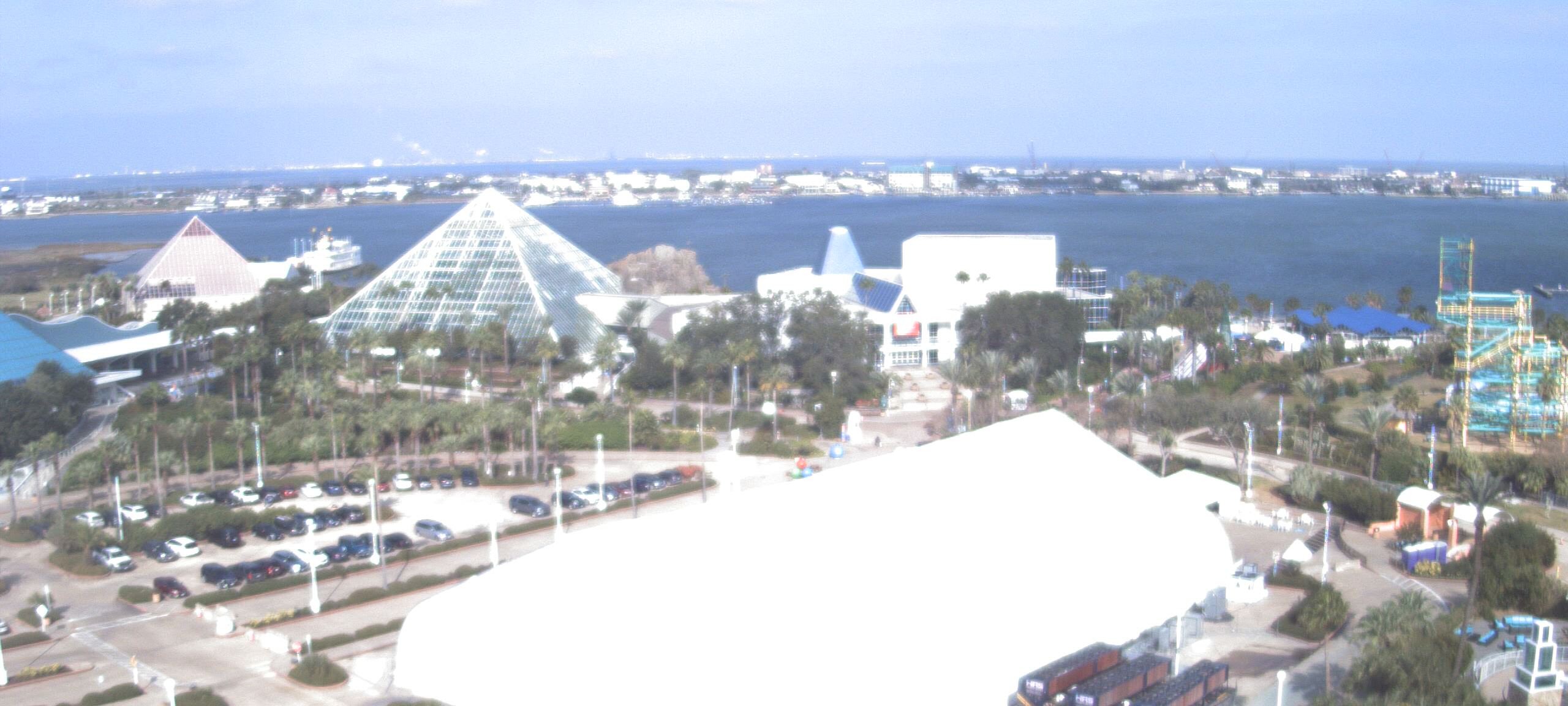 Thumbnail for current weather camera view from Moody Gardens Inc. in Galveston, Texas