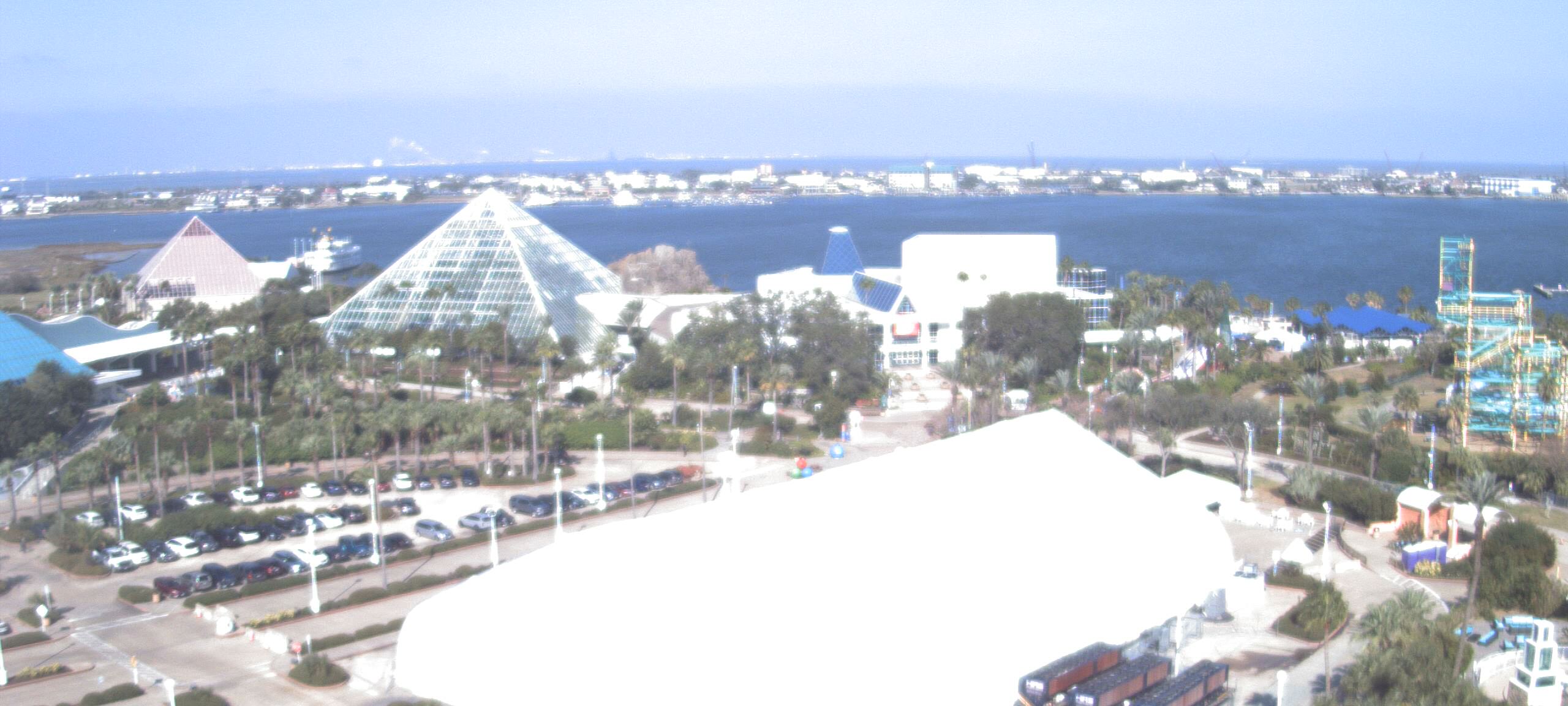 Thumbnail for current weather camera view from Moody Gardens Inc. in Galveston, Texas