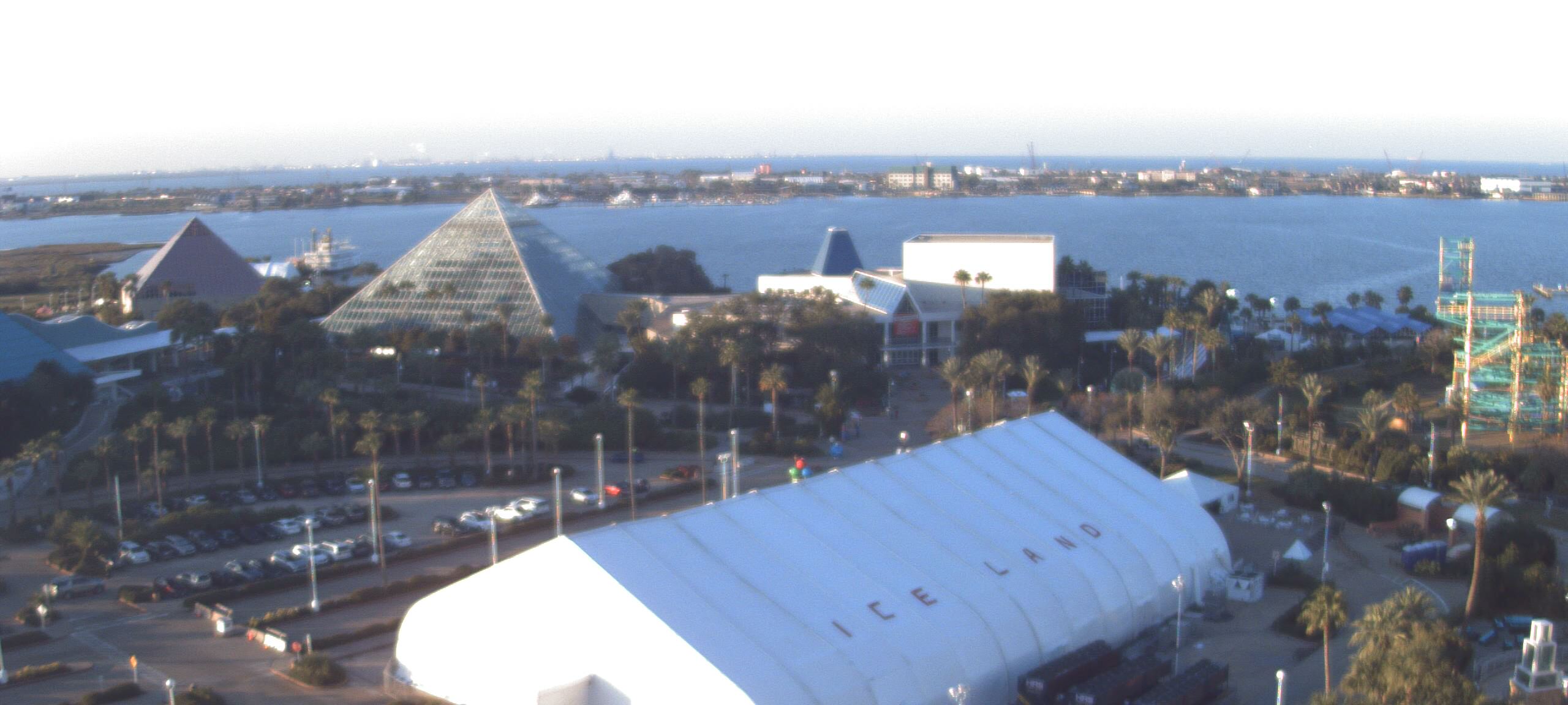 Thumbnail for current weather camera view from Moody Gardens Inc. in Galveston, Texas