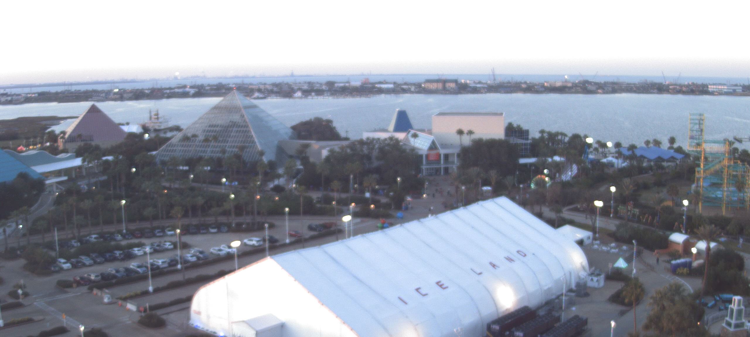 Thumbnail for current weather camera view from Moody Gardens Inc. in Galveston, Texas