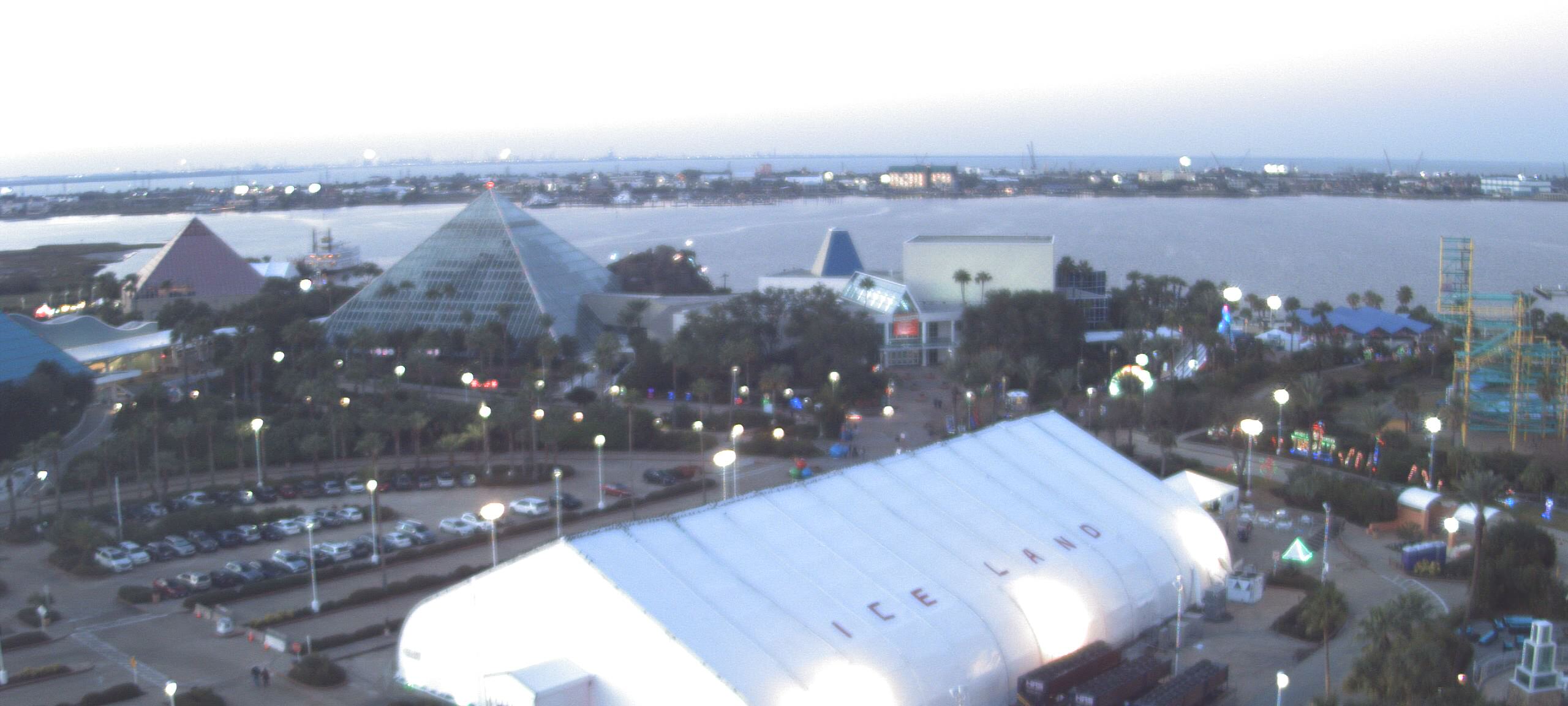 Thumbnail for current weather camera view from Moody Gardens Inc. in Galveston, Texas