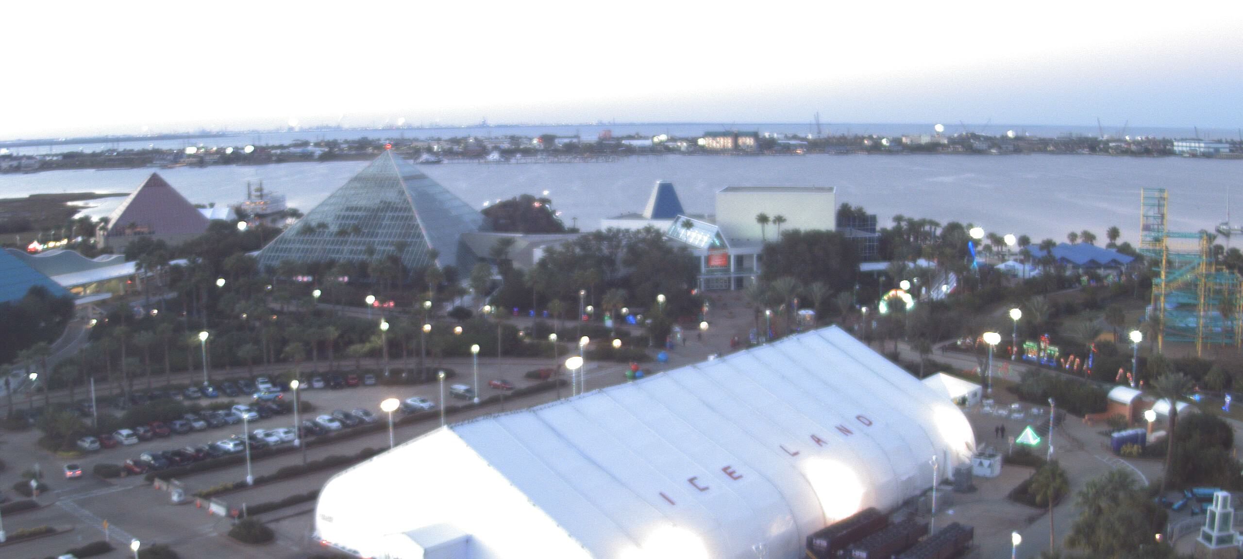 Thumbnail for current weather camera view from Moody Gardens Inc. in Galveston, Texas