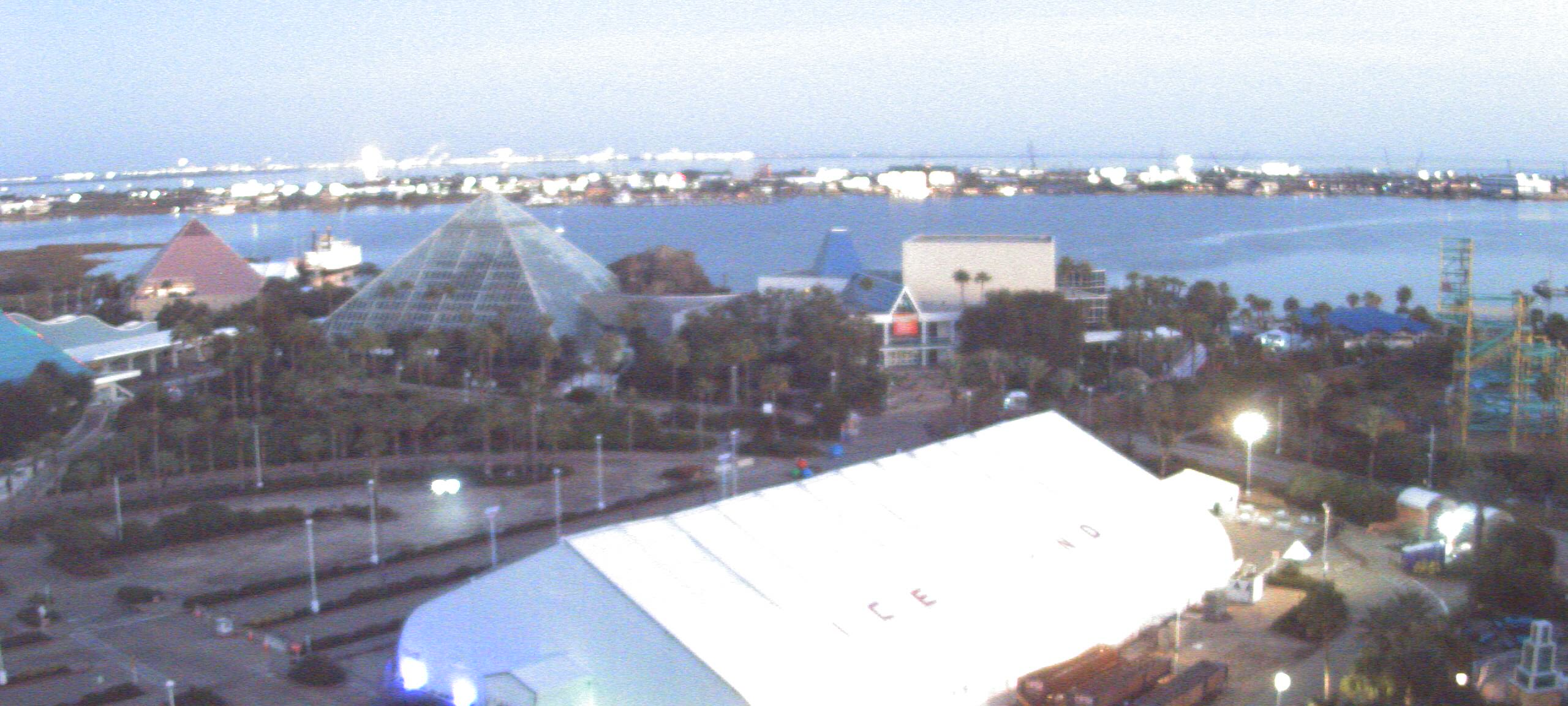 Thumbnail for current weather camera view from Moody Gardens Inc. in Galveston, Texas