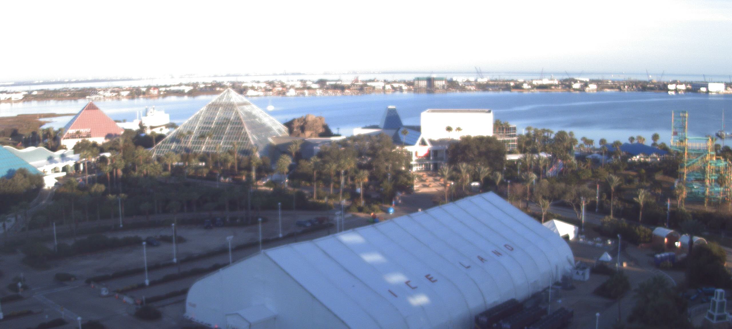 Thumbnail for current weather camera view from Moody Gardens Inc. in Galveston, Texas