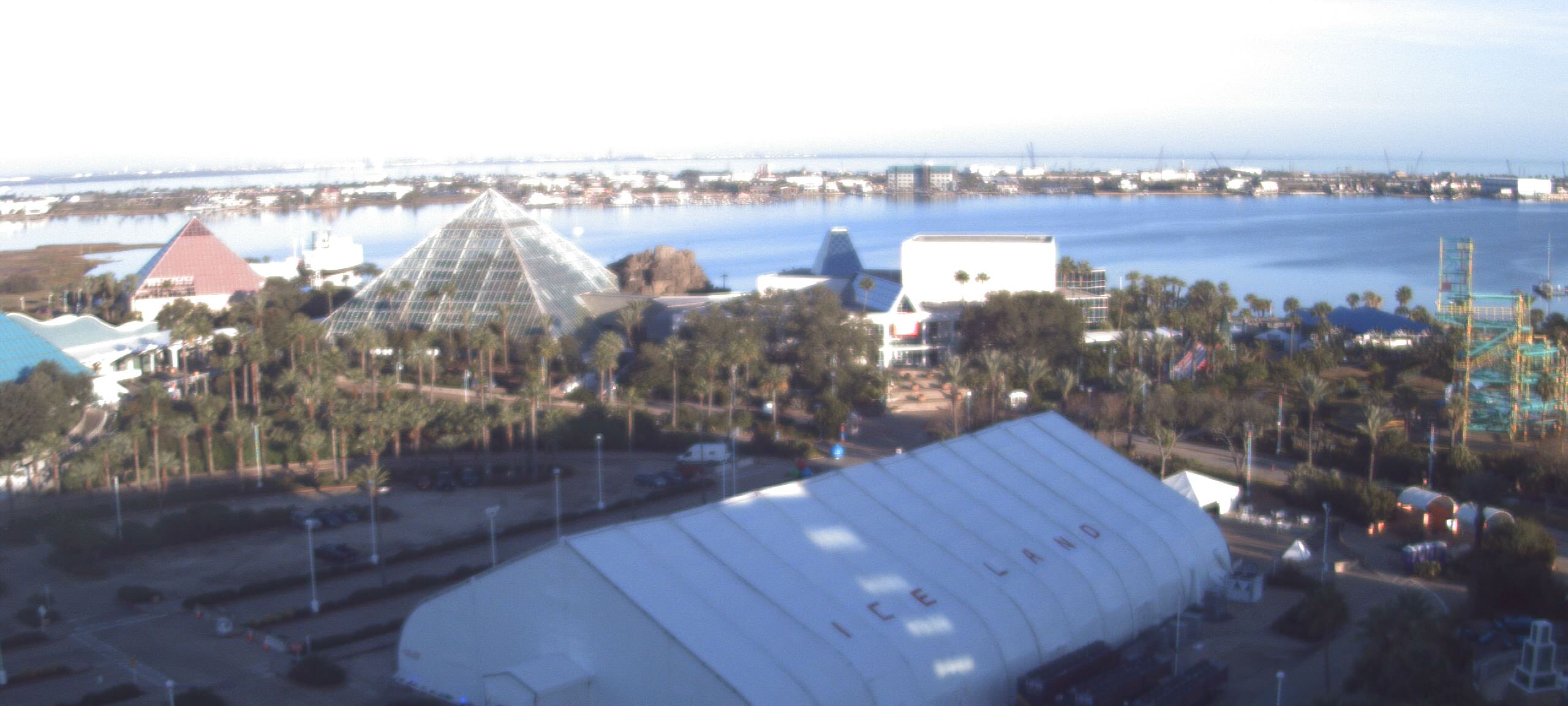 Thumbnail for current weather camera view from Moody Gardens Inc. in Galveston, Texas