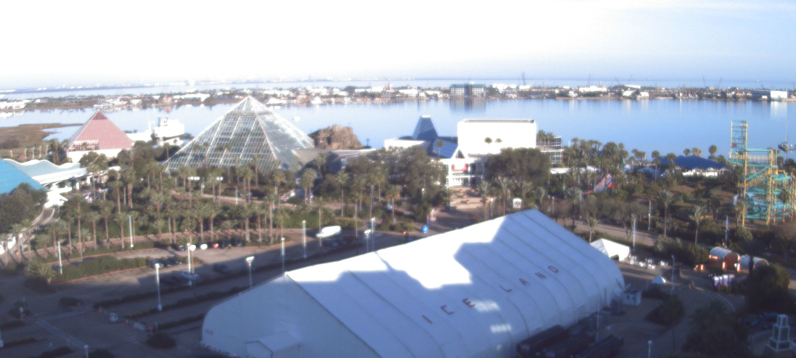 Thumbnail for current weather camera view from Moody Gardens Inc. in Galveston, Texas