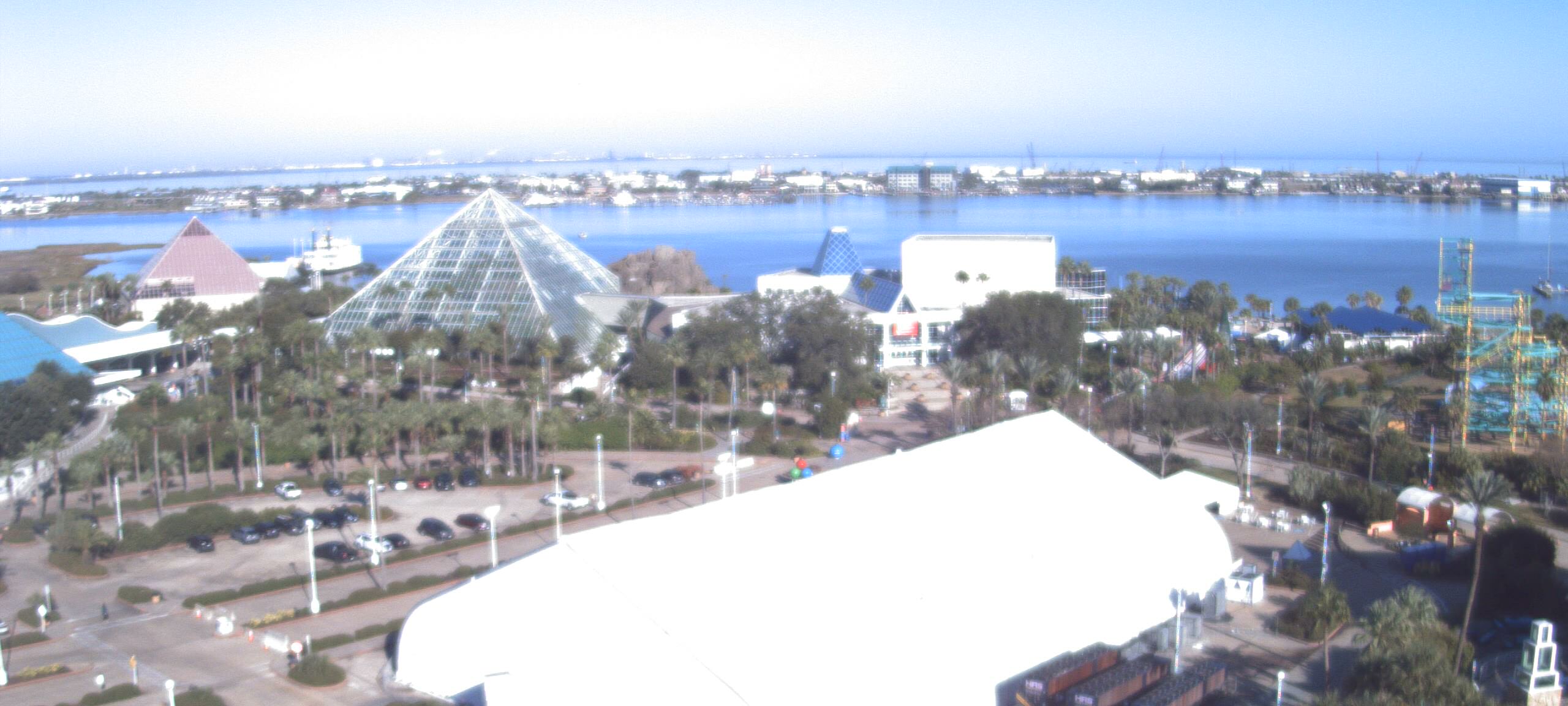 Thumbnail for current weather camera view from Moody Gardens Inc. in Galveston, Texas