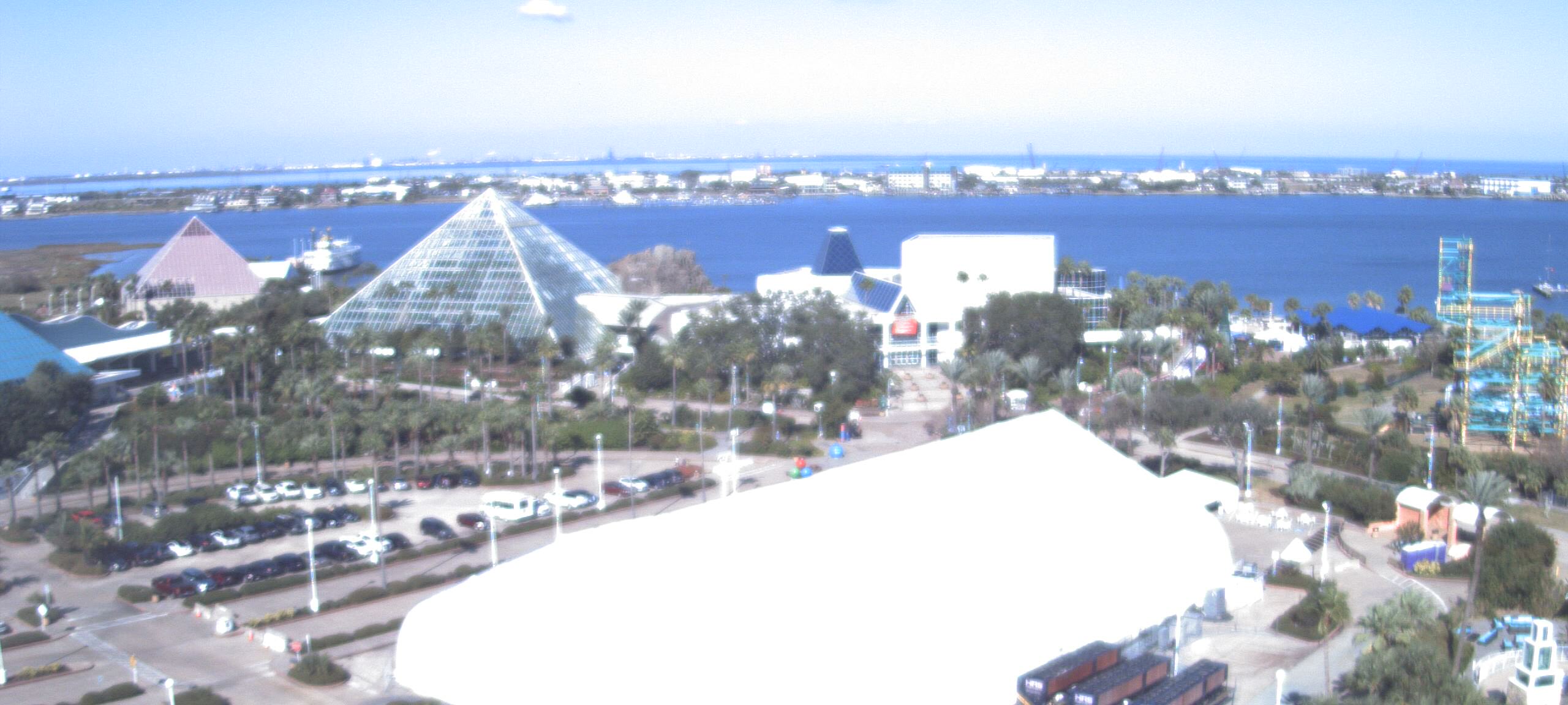 Thumbnail for current weather camera view from Moody Gardens Inc. in Galveston, Texas