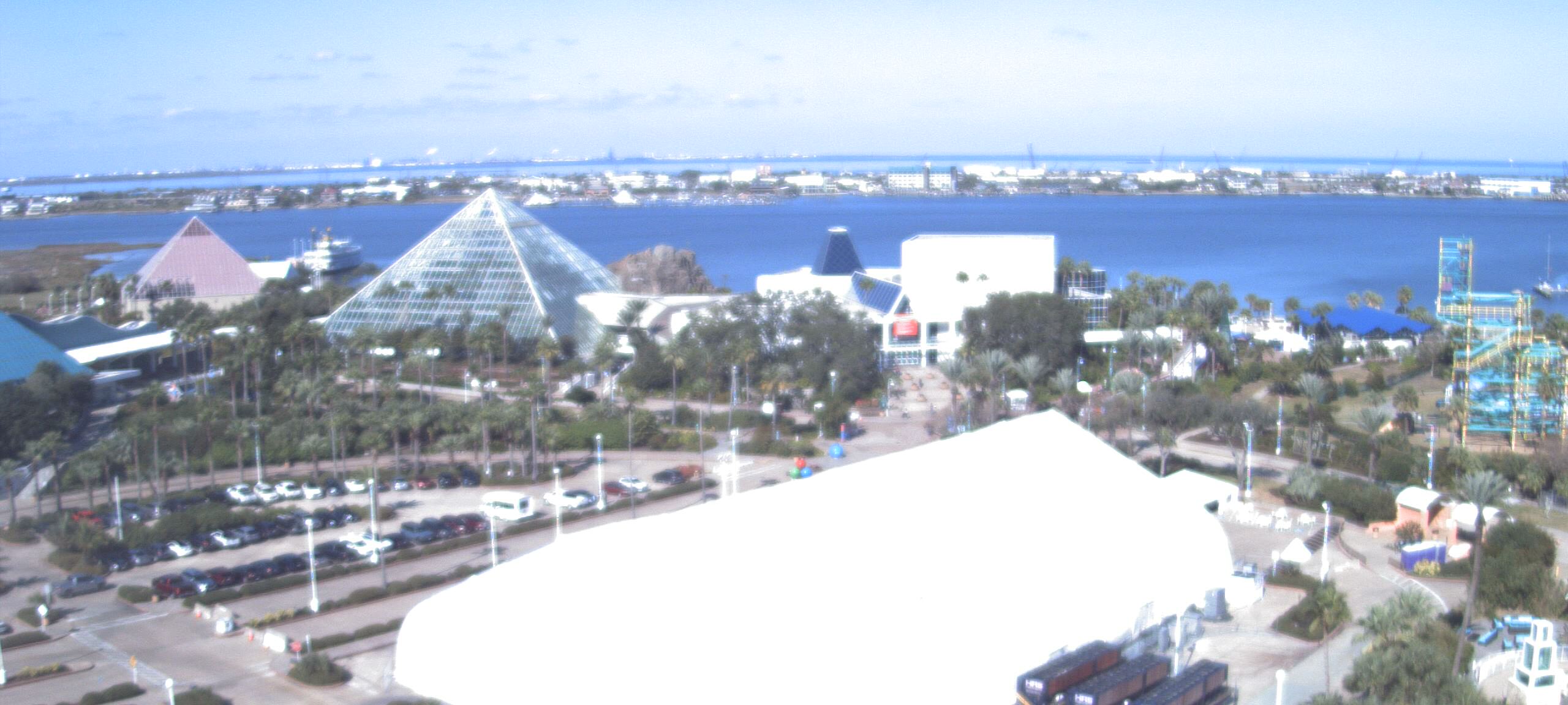 Thumbnail for current weather camera view from Moody Gardens Inc. in Galveston, Texas