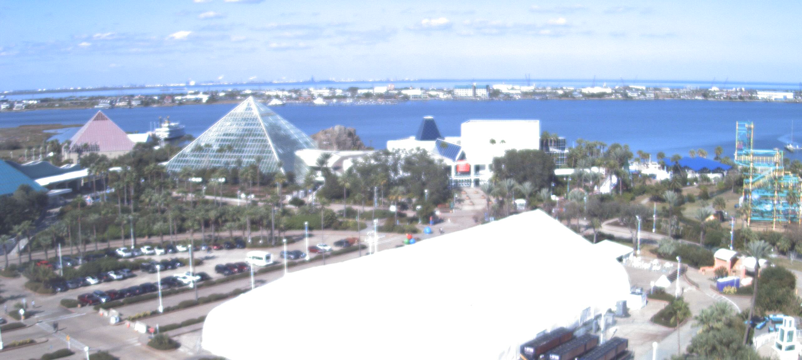 Thumbnail for current weather camera view from Moody Gardens Inc. in Galveston, Texas