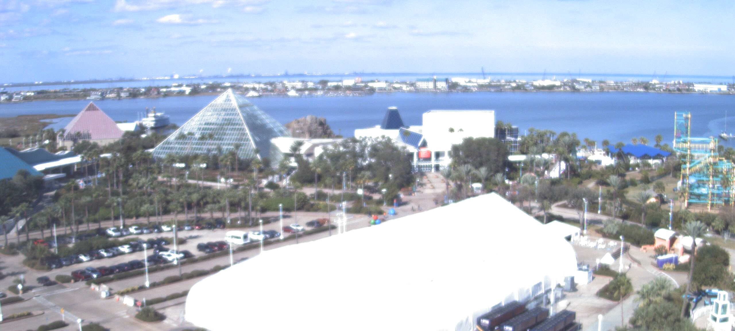 Thumbnail for current weather camera view from Moody Gardens Inc. in Galveston, Texas