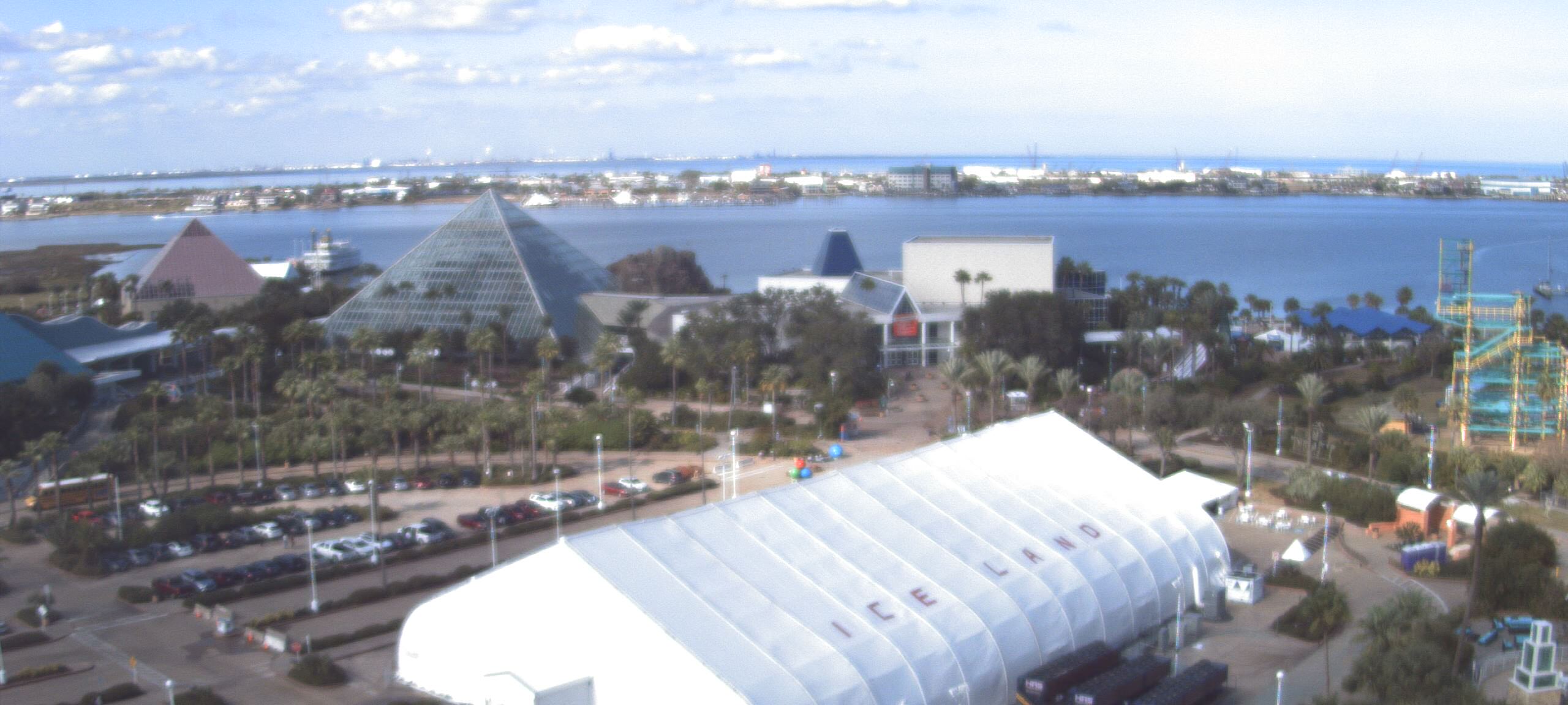 Thumbnail for current weather camera view from Moody Gardens Inc. in Galveston, Texas