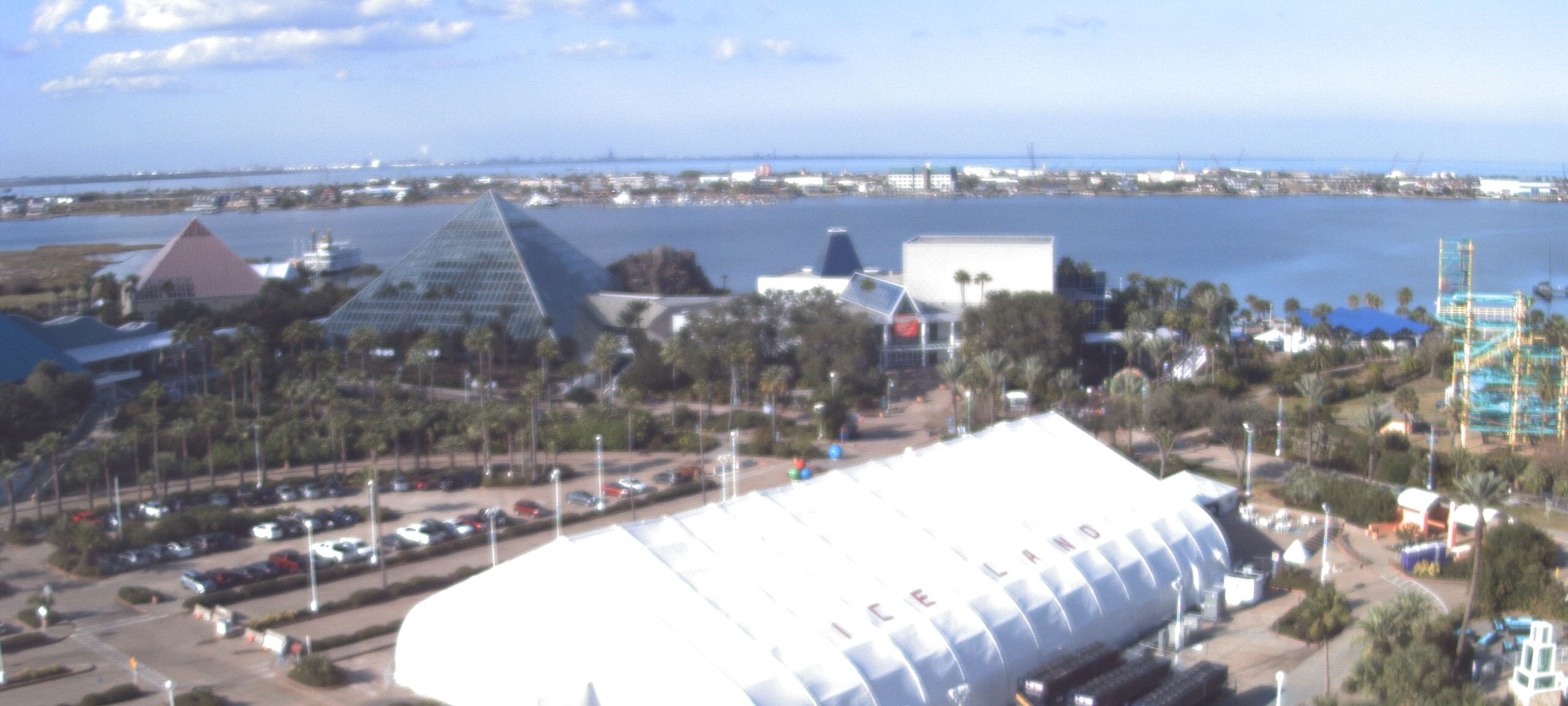 Thumbnail for current weather camera view from Moody Gardens Inc. in Galveston, Texas