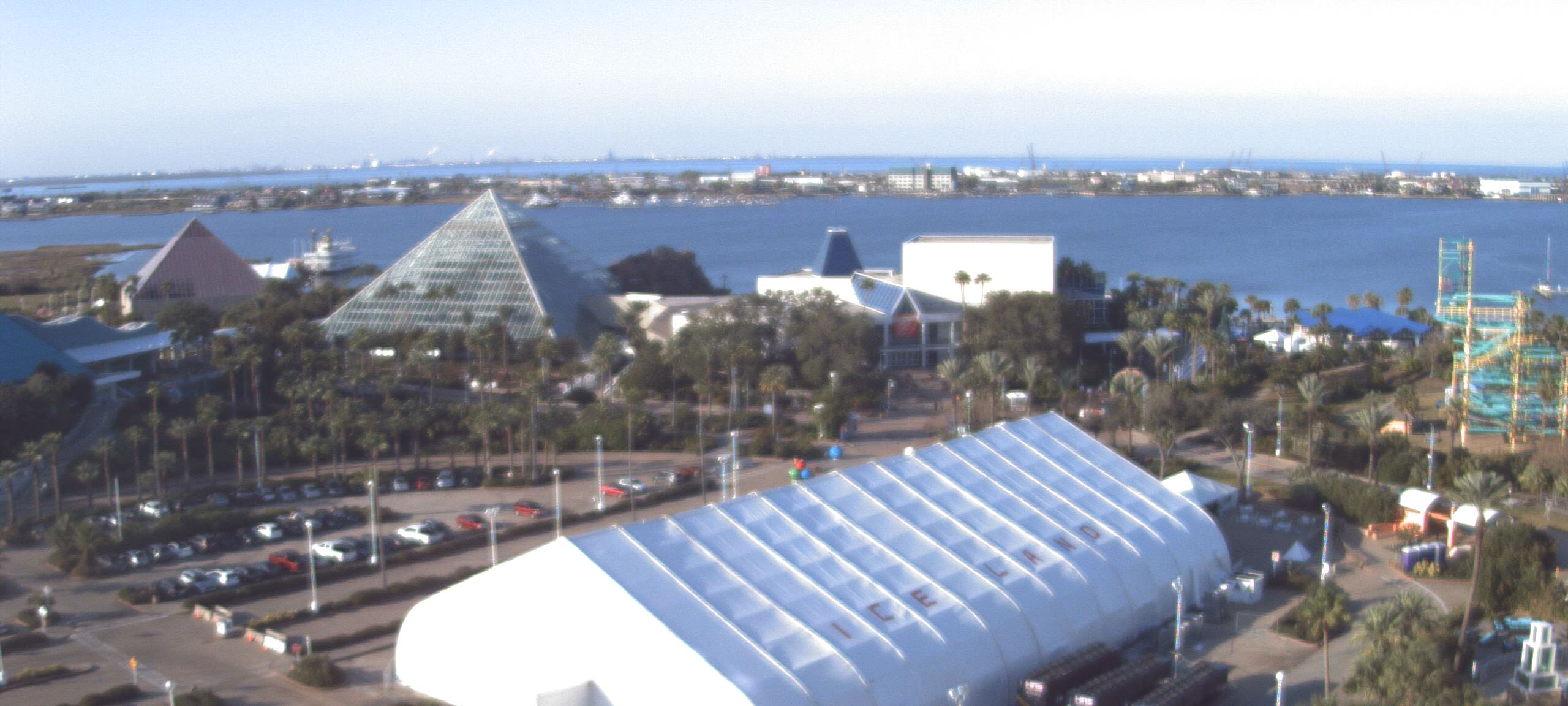 Thumbnail for current weather camera view from Moody Gardens Inc. in Galveston, Texas