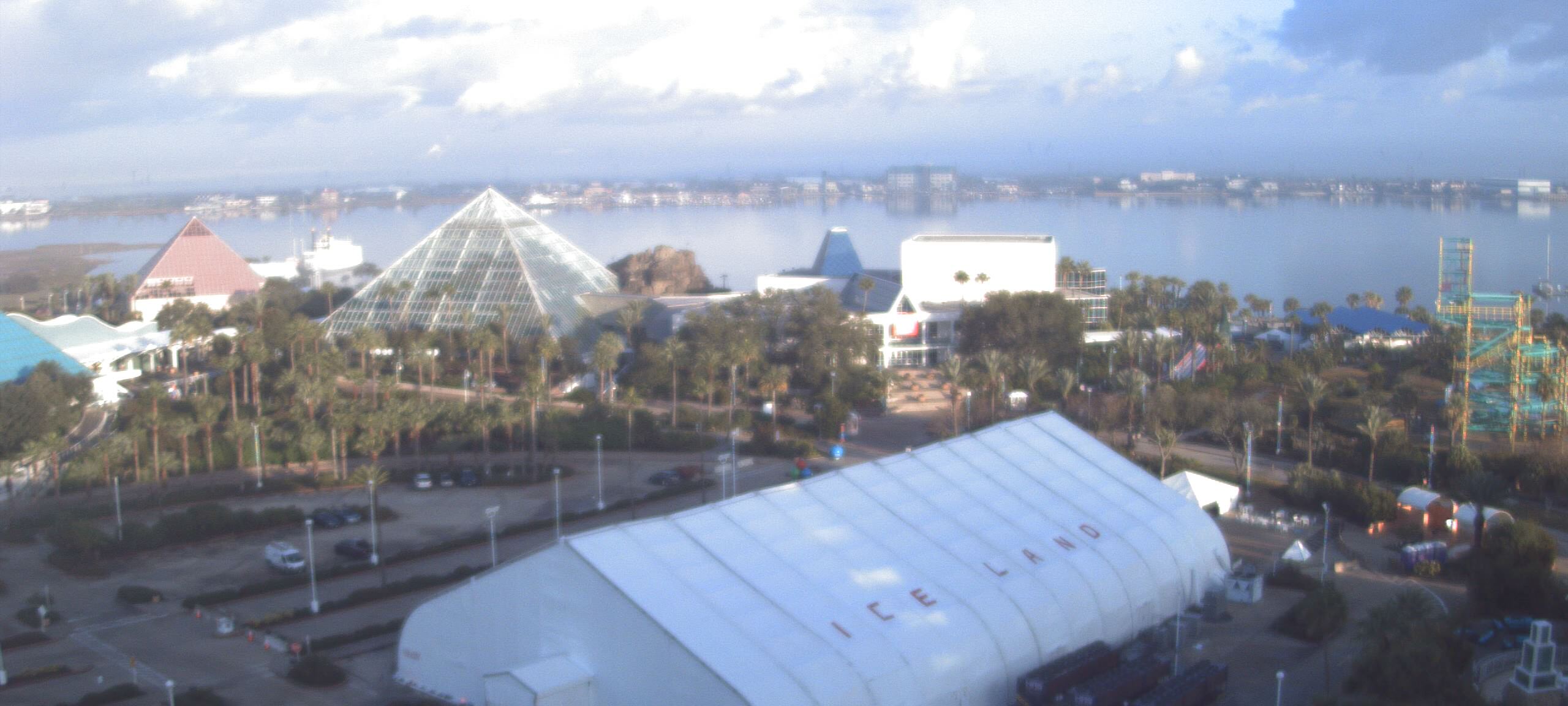 Thumbnail for current weather camera view from Moody Gardens Inc. in Galveston, Texas